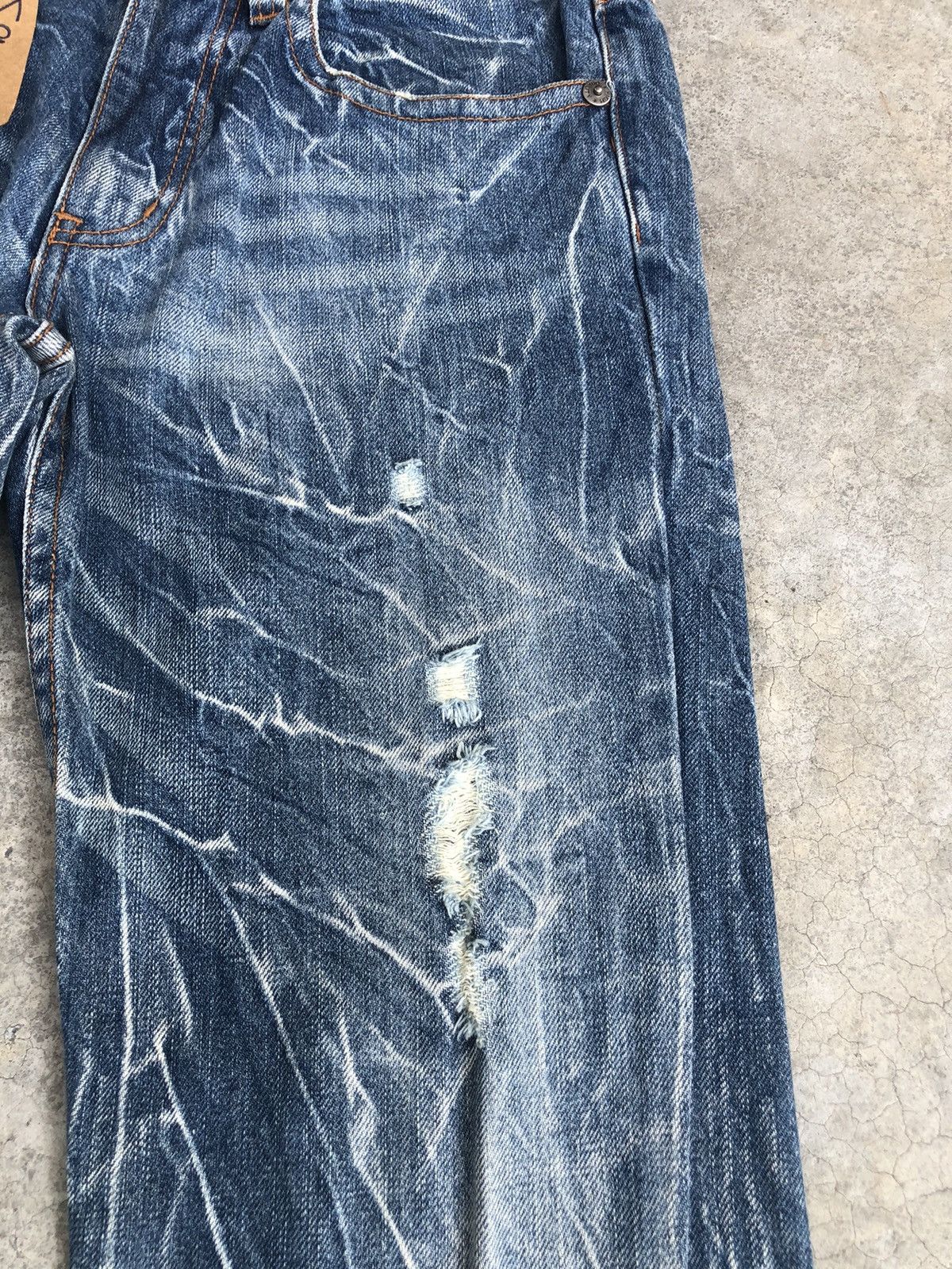 If Six Was Nine Japanese Antfui Flared Jeans Distressed Jeans Size US 31 - 8 Thumbnail