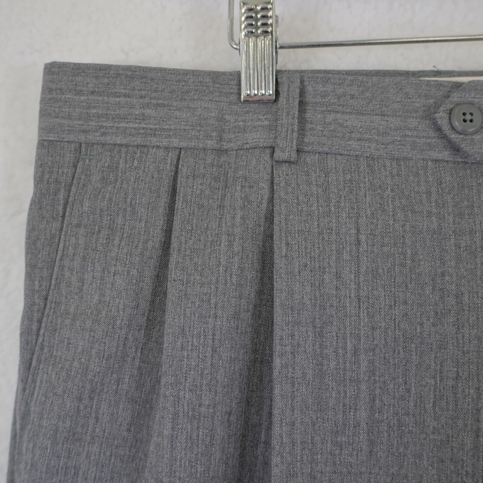 Joseph & Feiss Joseph & Feiss International Twill Wool Blend Gray 38/34 Dre Size 38L - 7 Thumbnail