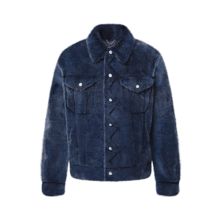 Mink Denim Trucker Jacket