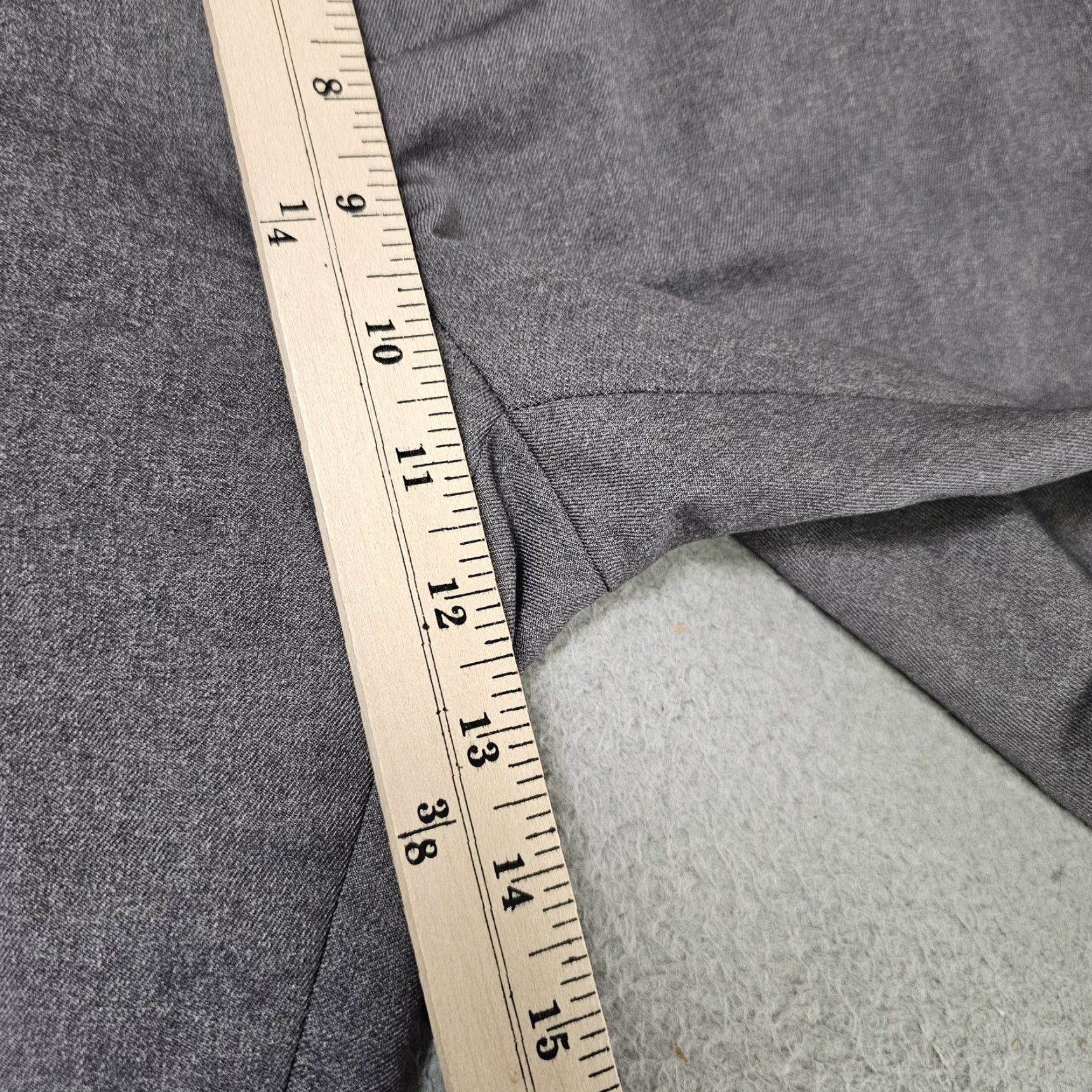Vintage VINTAGE Bluffworks Gramercy Dress Pants Mens 34x30 Gray | Pants | Men | 34/34 | Flat Front | Zip Fly | Slim Fit Size US 34 / EU 50 - 3 Thumbnail