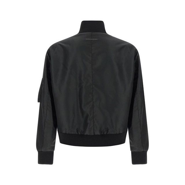 Maison Margiela MM6 MAISON MARGIELA Black Bomber Jacket New & Authentic (Men Size US S / EU 44-46 / 1 - 2 Thumbnail