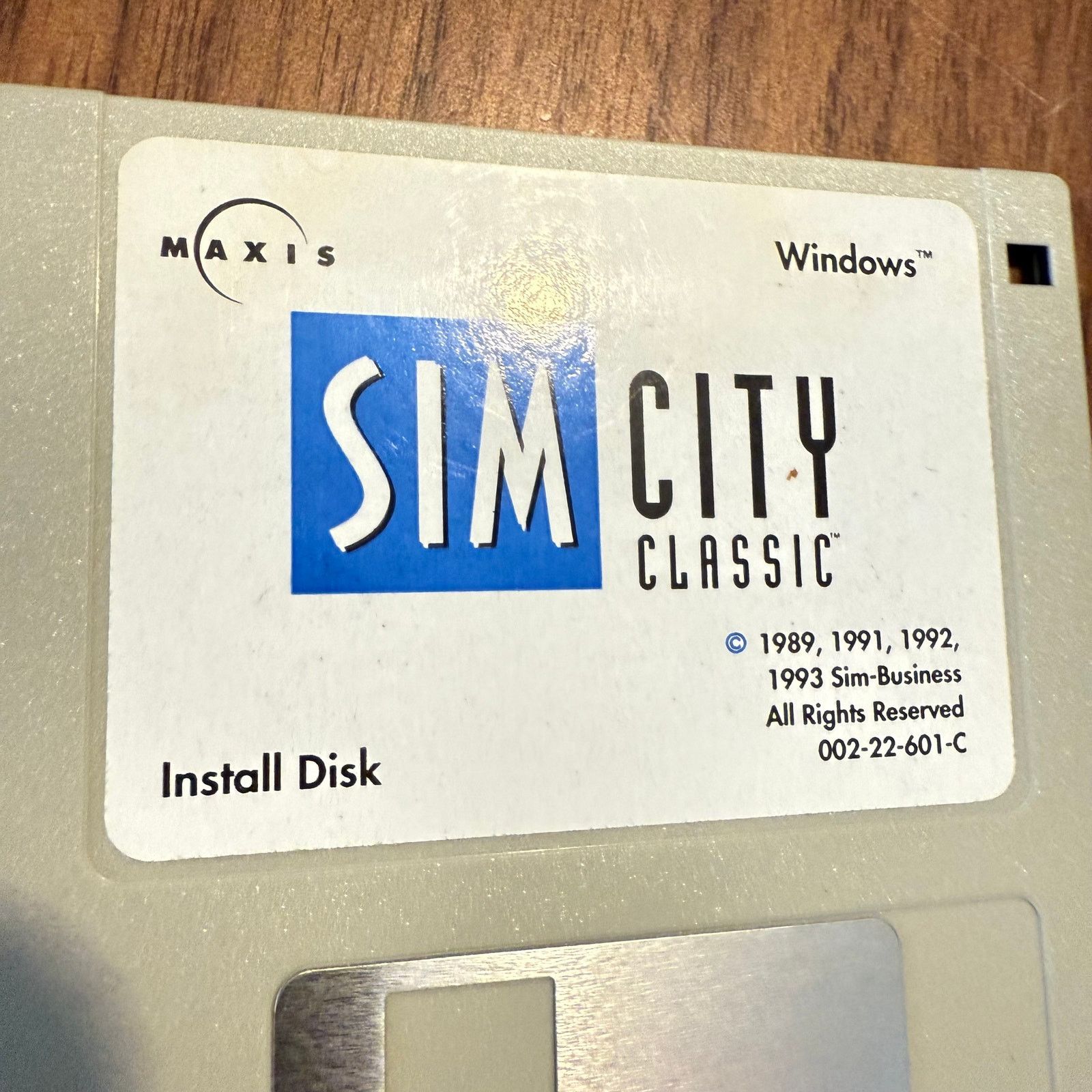 Vintage SimCity Classic PC Game 3.5" Floppy Windows Maxis 1989-1993 Size ONE SIZE - 2 Thumbnail