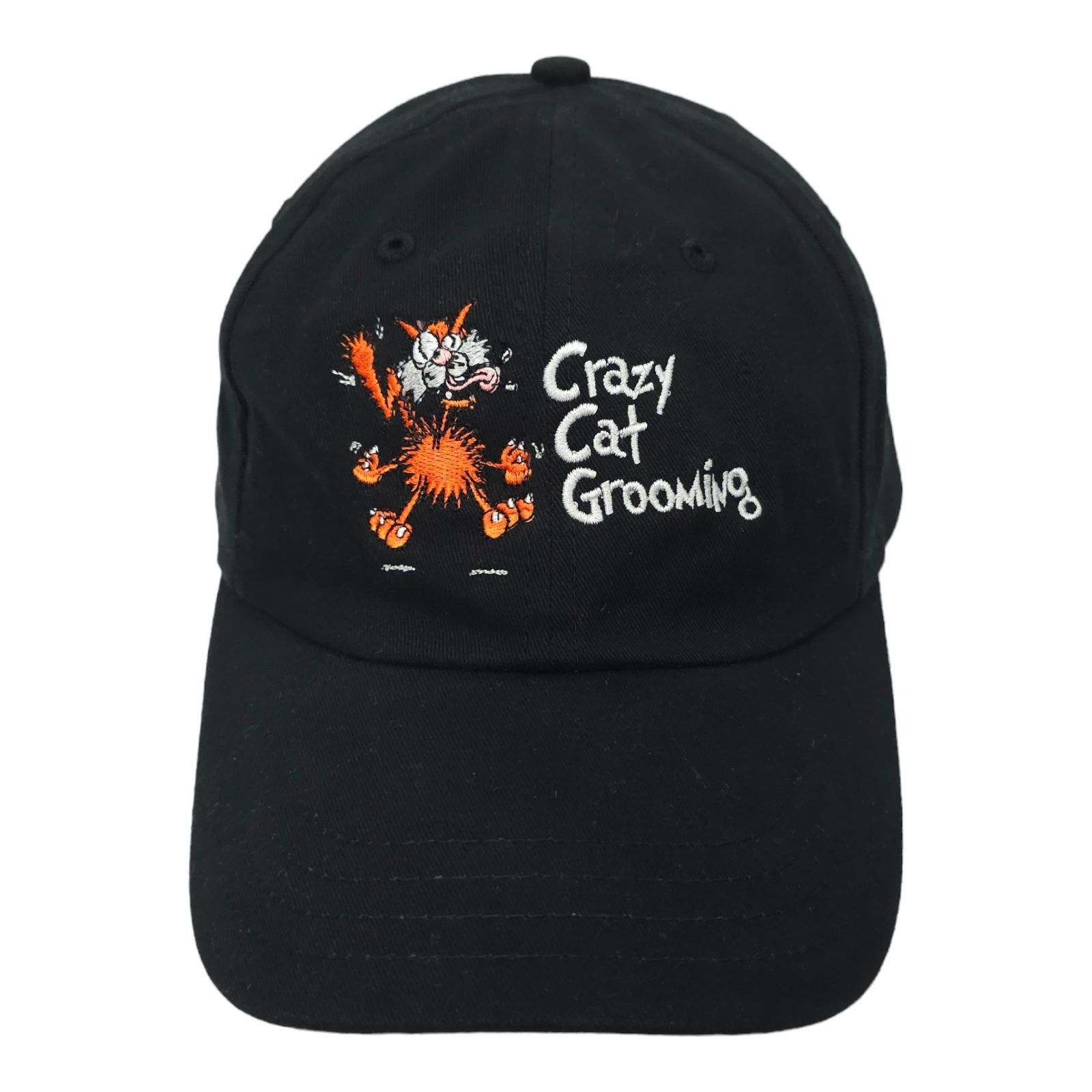 Other Crazy Cat Grooming Embroidered Logo Tuck Strap Cap Trucker Size ONE SIZE - 1 Thumbnail