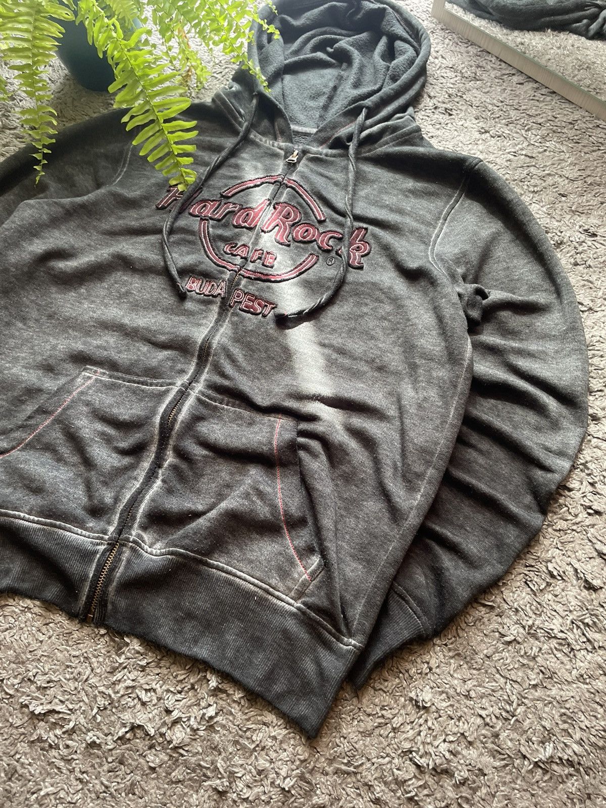 Hard Rock Cafe × Vintage Hard Rock Cafe Zip-Hoodie Streetwear Big Logo Rare Size US S / EU 44-46 / 1 - 4 Thumbnail