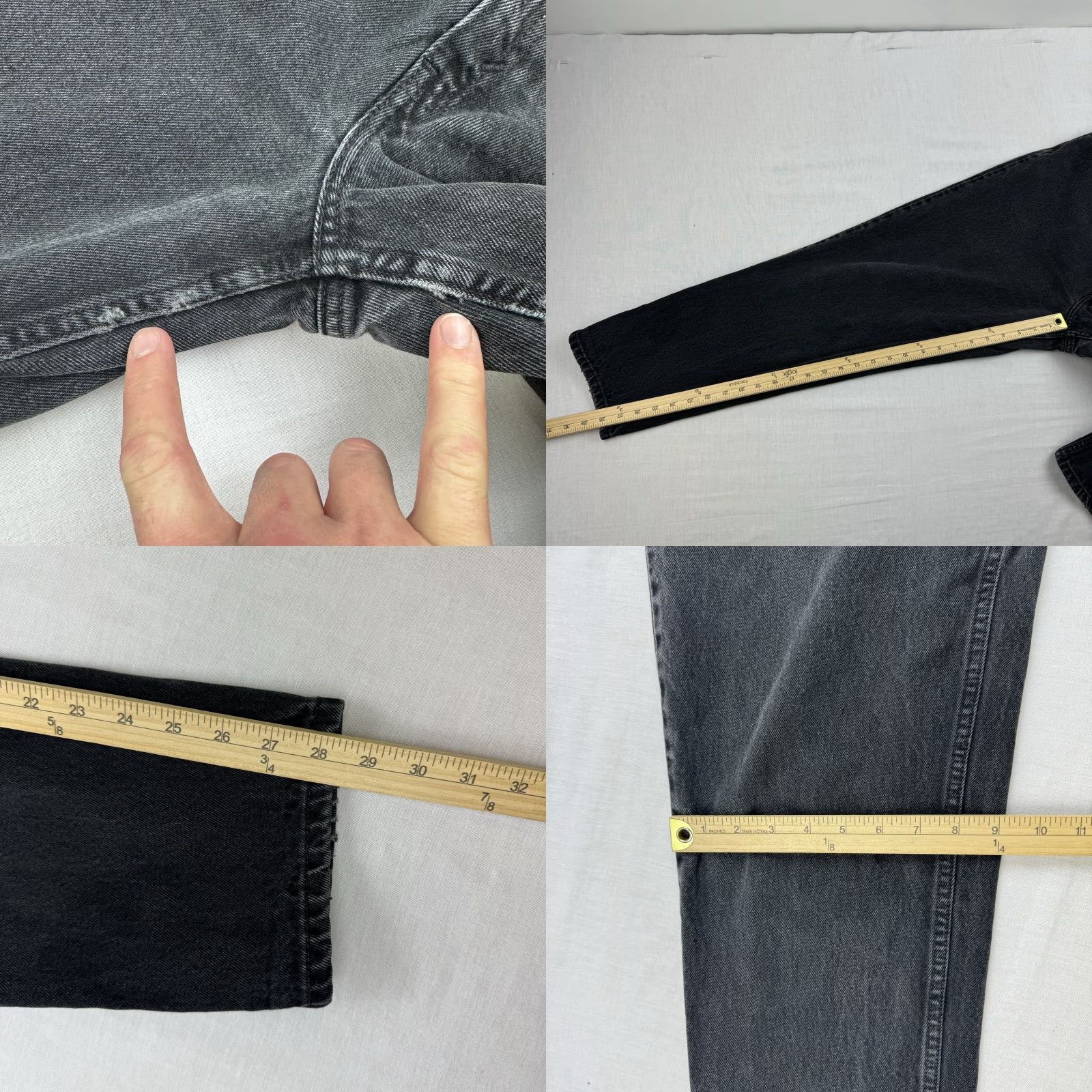 Levi's VINTAGE Levi's Jeans 14 Slim Black 912 90s Levis 912 Womens Tapered Orange Tab 28in inseam 29in waist Boy? (Wait) Size 36" / US 14 / IT 50 - 8 Thumbnail