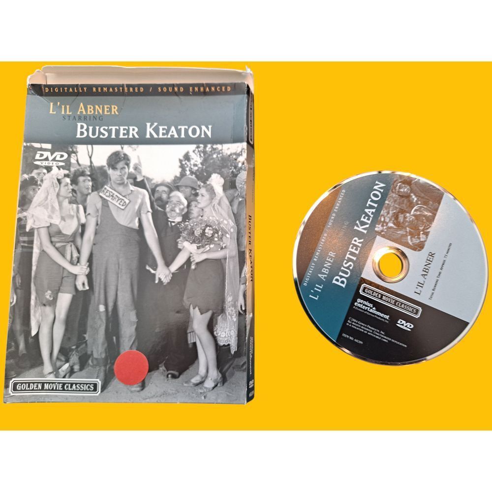 Other L'il Abner Buster Keaton DVD 1940 Golden MovieClassics Digit Size ONE SIZE - 1 Thumbnail