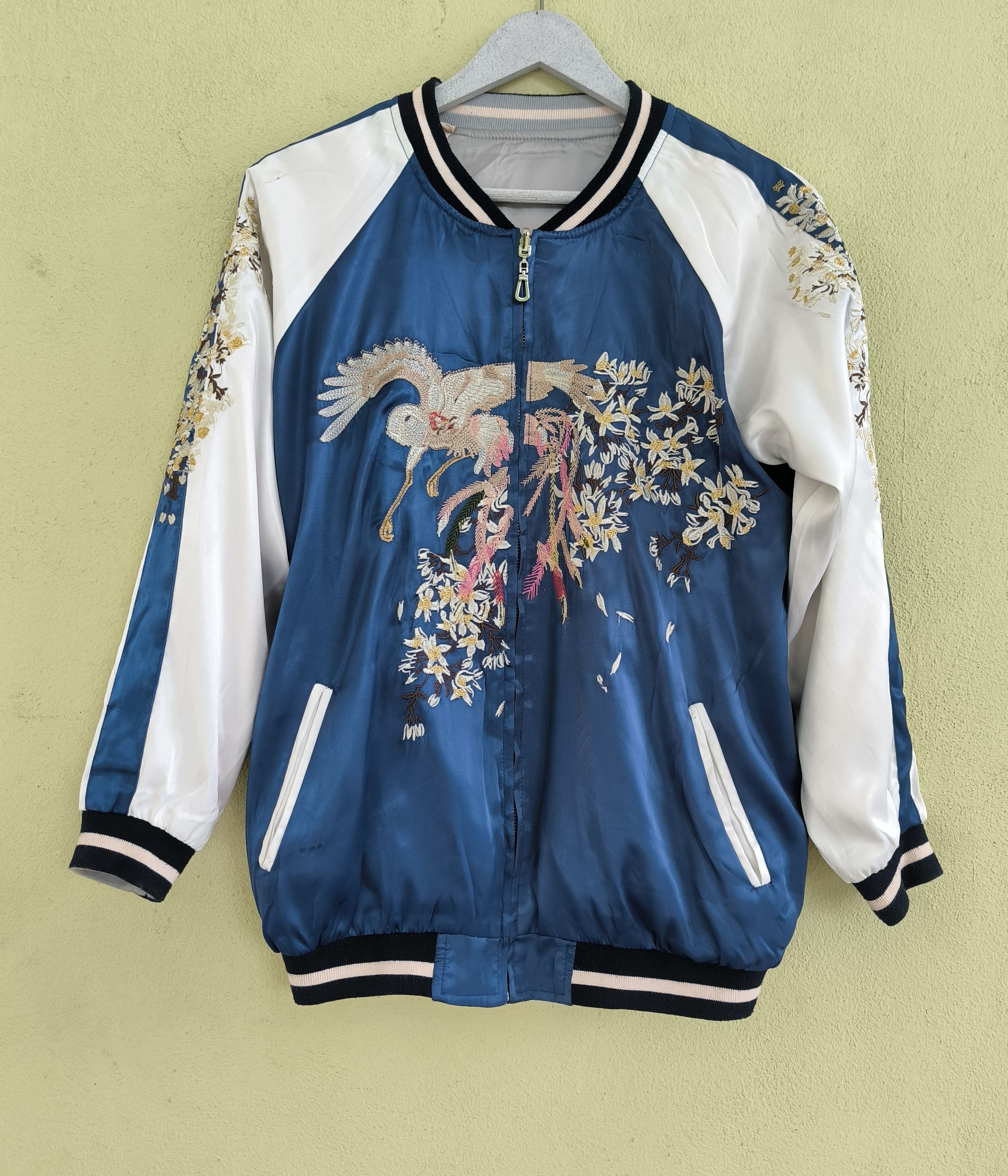 Opening Ceremony OPENING CEREMONY embroidered reversible sukajan satin jacket Size US S / EU 44-46 / 1 - 1 Thumbnail