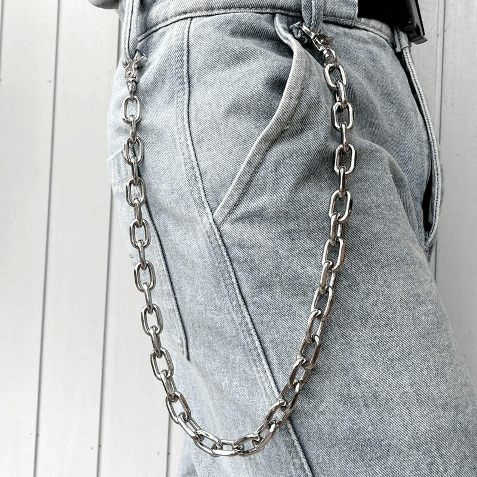Jewelry Silver Link Wallet Chain Size ONE SIZE - 2 Thumbnail