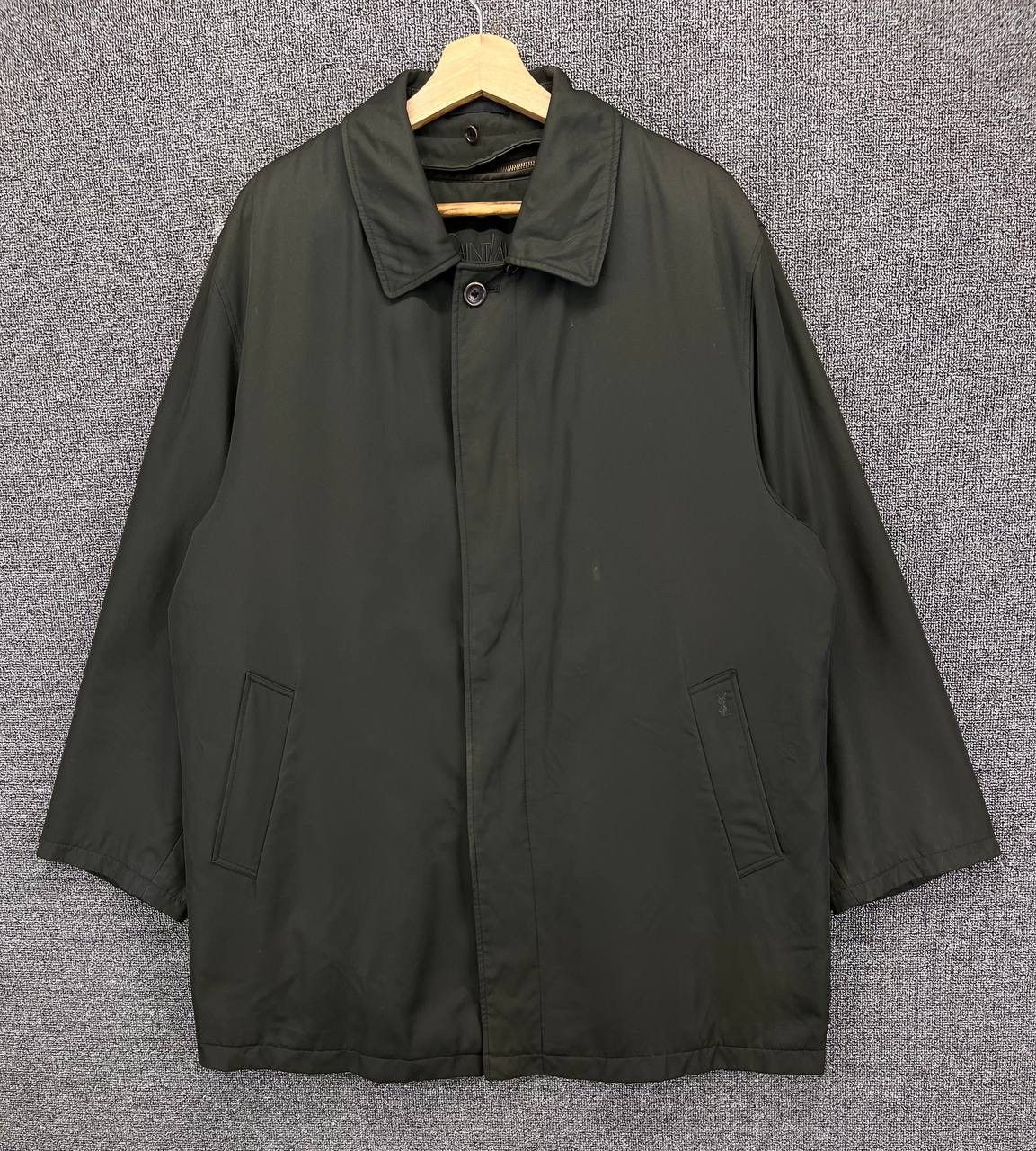 Vintage × Yves Saint Laurent Vintage Yves Saint Laurent Luxury Button Up Coat Jacket Size US L / EU 52-54 / 3 - 1 Thumbnail