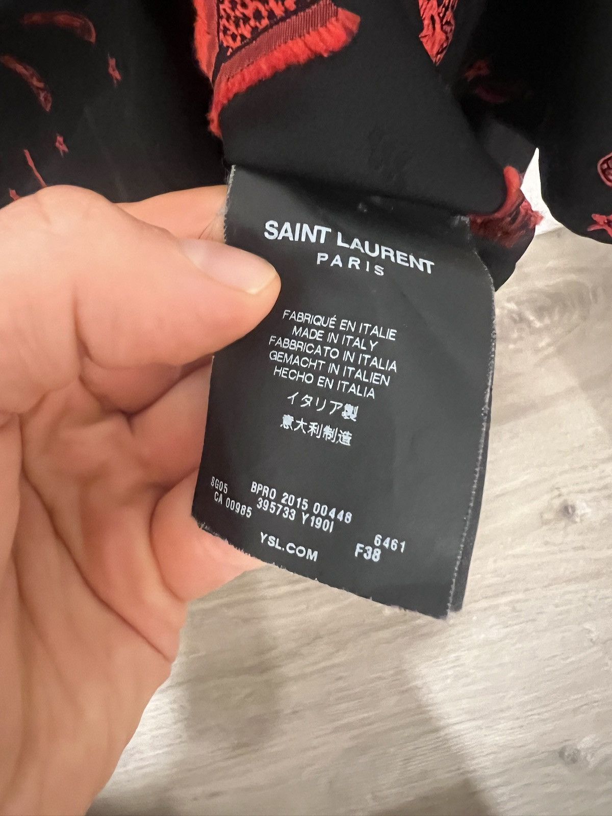 Saint Laurent Paris Saint Laurent Button Down Size S / US 4 / IT 40 - 4 Thumbnail