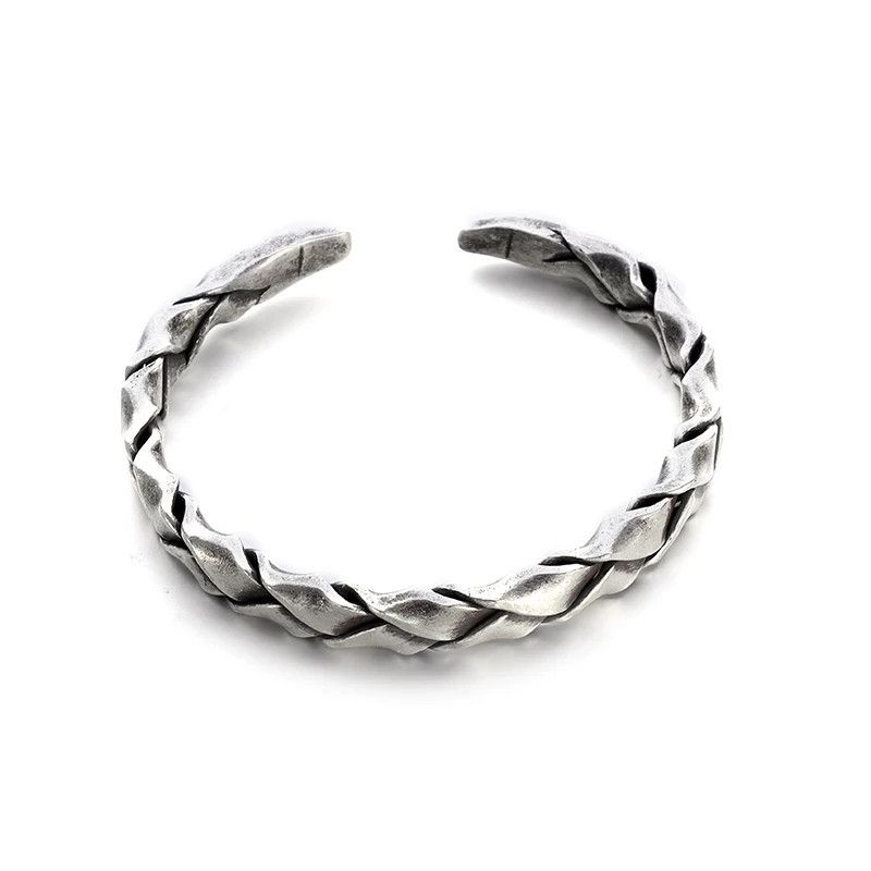 Vintage Reptilian Scale Metal Bracelet Size ONE SIZE - 2 Thumbnail