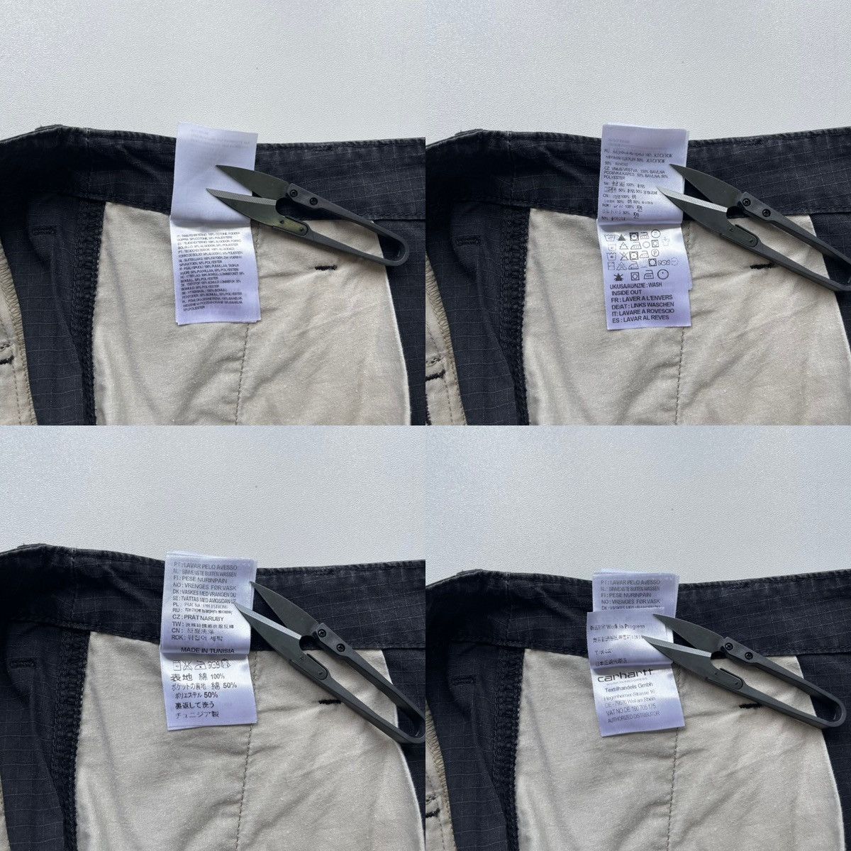 Carhartt Wip Carhartt WIP Cargo Baggy Regular Fit Pants Washed Black Size US 38 / EU 54 - 9 Thumbnail
