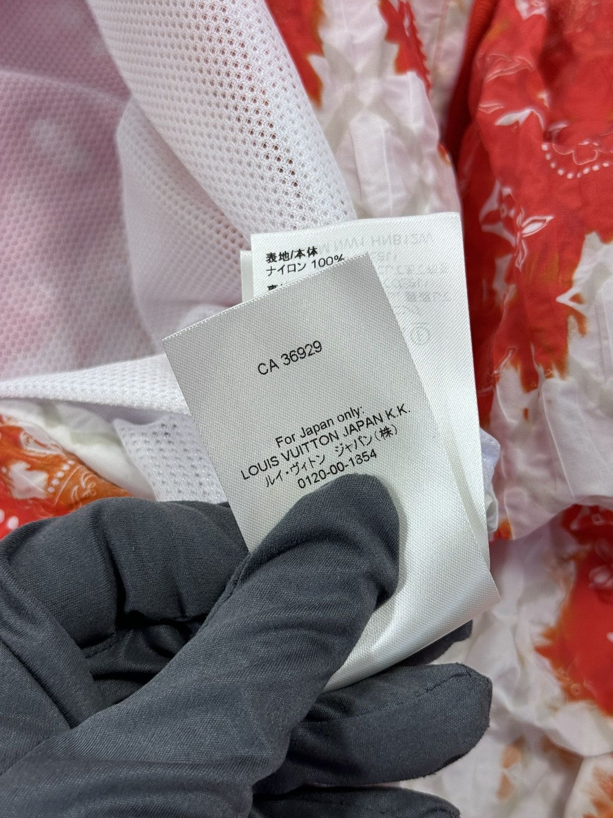 Louis Vuitton × Virgil Abloh BANDANA MONOGRAM PRINT WINDBREAKER JACKET Size US XXL / EU 58 / 5 - 9 Thumbnail