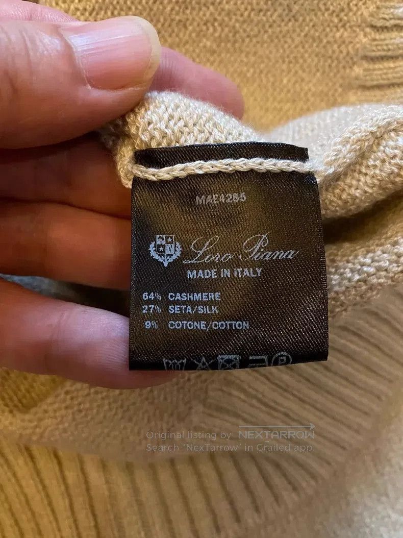 Other LoroPiana Heavy Cashmere Cable Knit Sweater. Size US L / EU 52-54 / 3 - 8 Thumbnail