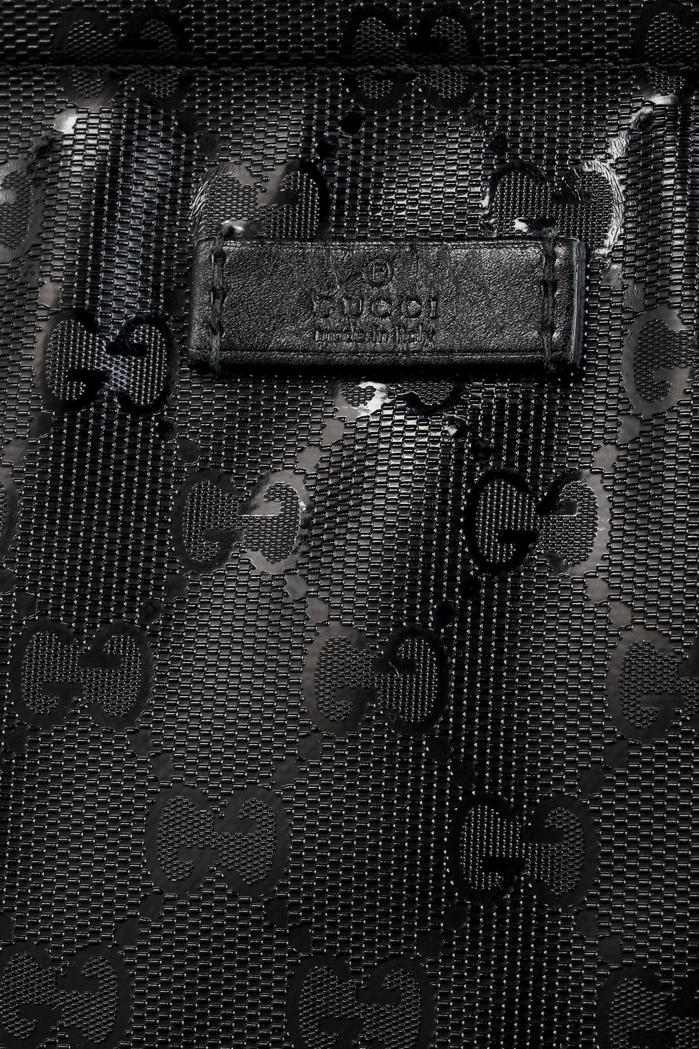 Gucci Gucci Black GG Imprime Coated Canvas Messenger Bag Size ONE SIZE - 8 Thumbnail
