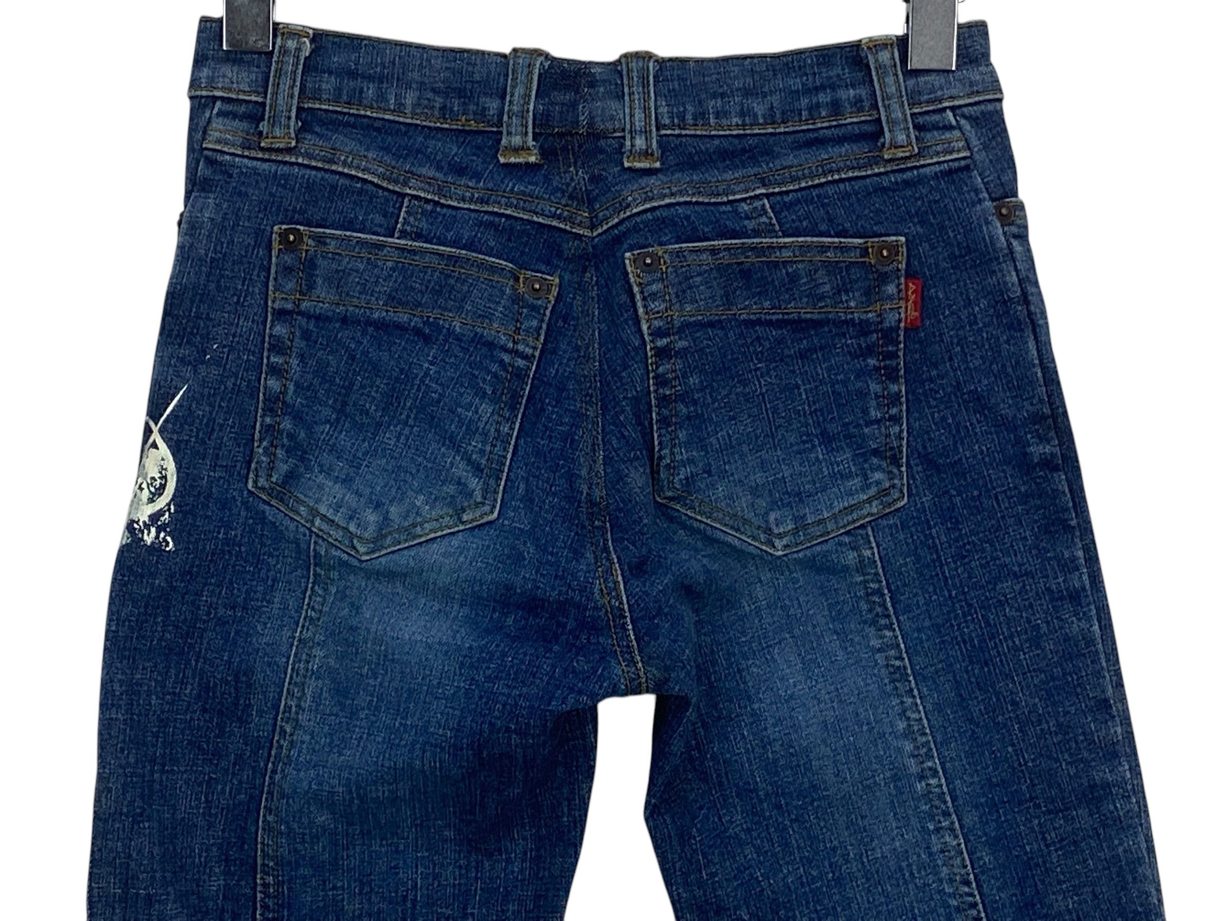 Other Bootcut Denim Jeans Beads Stud Embellished Flare Pants Size 26" / US 2 / IT 38 - 5 Thumbnail