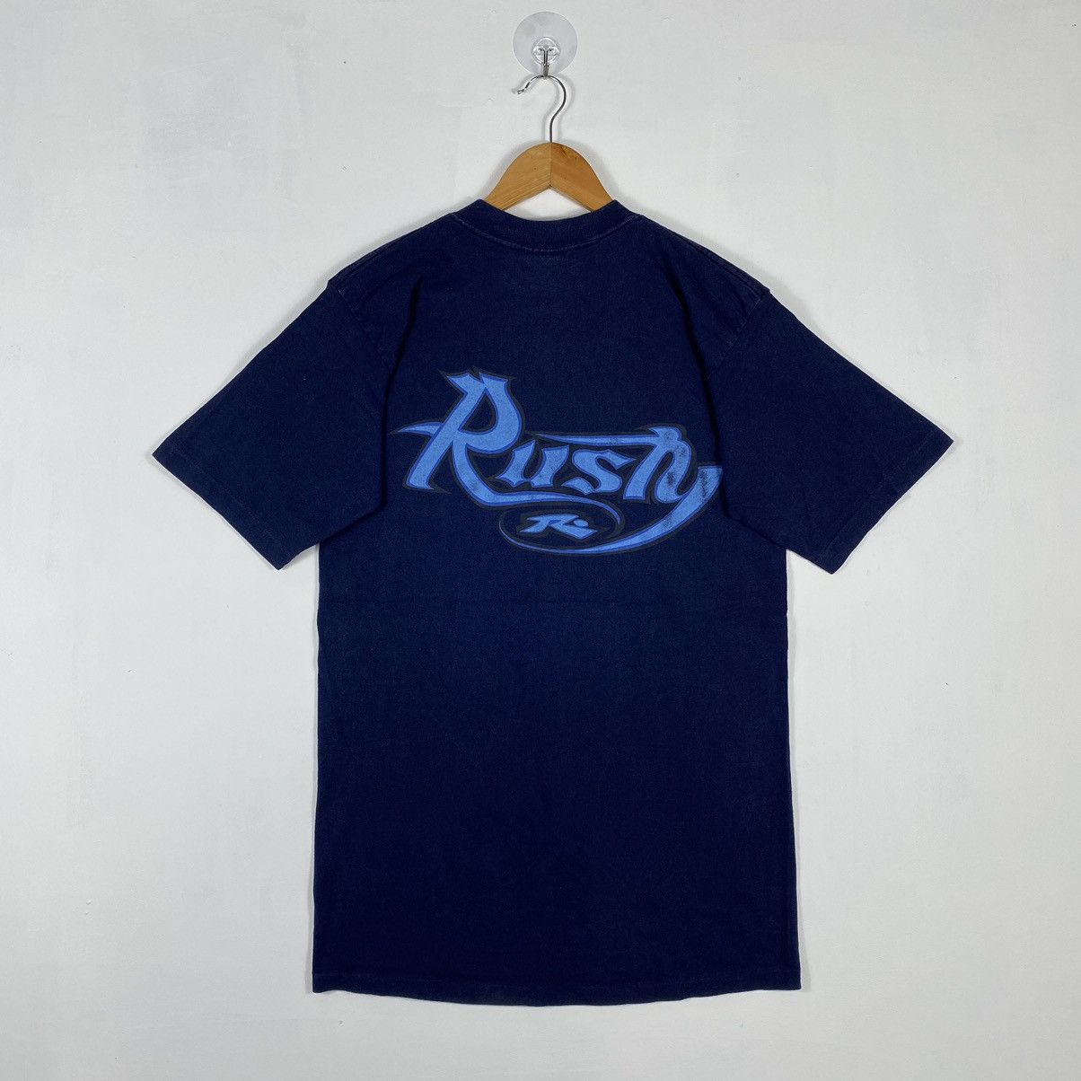 Rusty Vintage 90's RUSTY Big Logo Graphic Faded Surf Tee Size US M / EU 48-50 / 2 - 2 Thumbnail