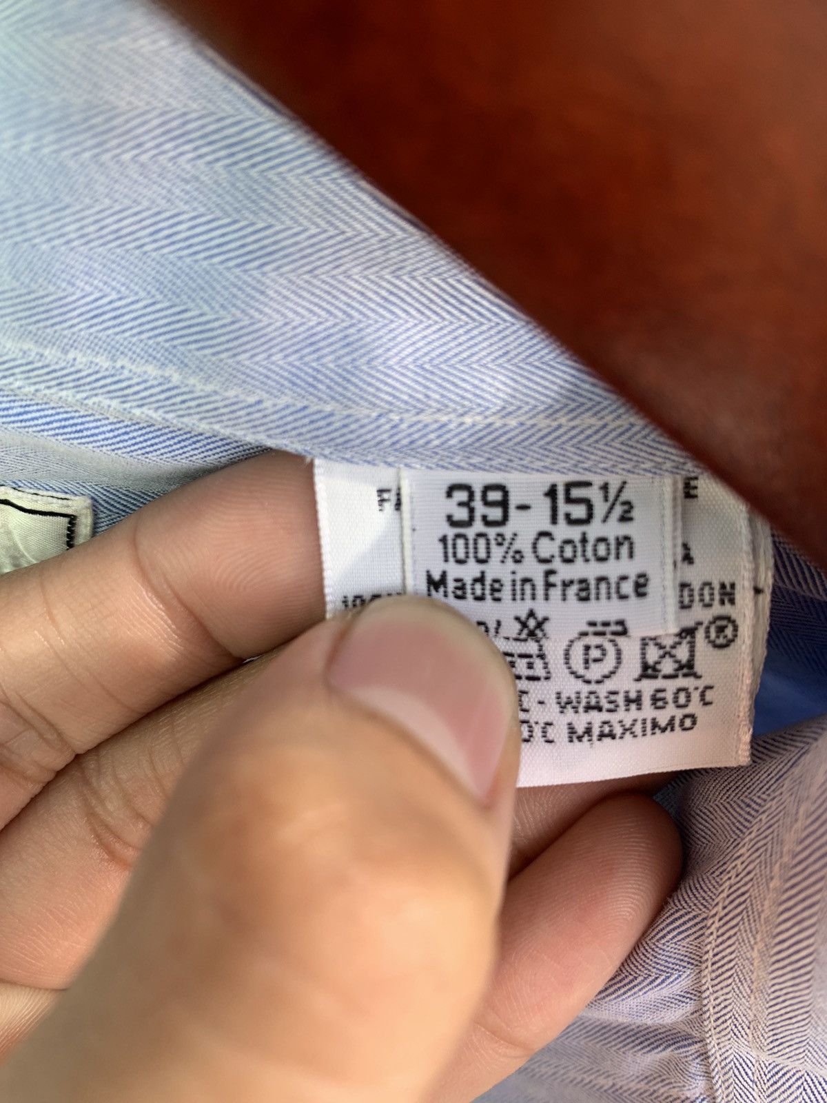 Hermes Striped Business Shirt Size US M / EU 48-50 / 2 - 9 Thumbnail