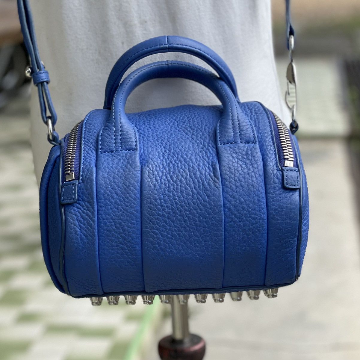 Alexander Wang Alexander Wang Blue Calf Leather Rockie Bag Size ONE SIZE - 8 Thumbnail