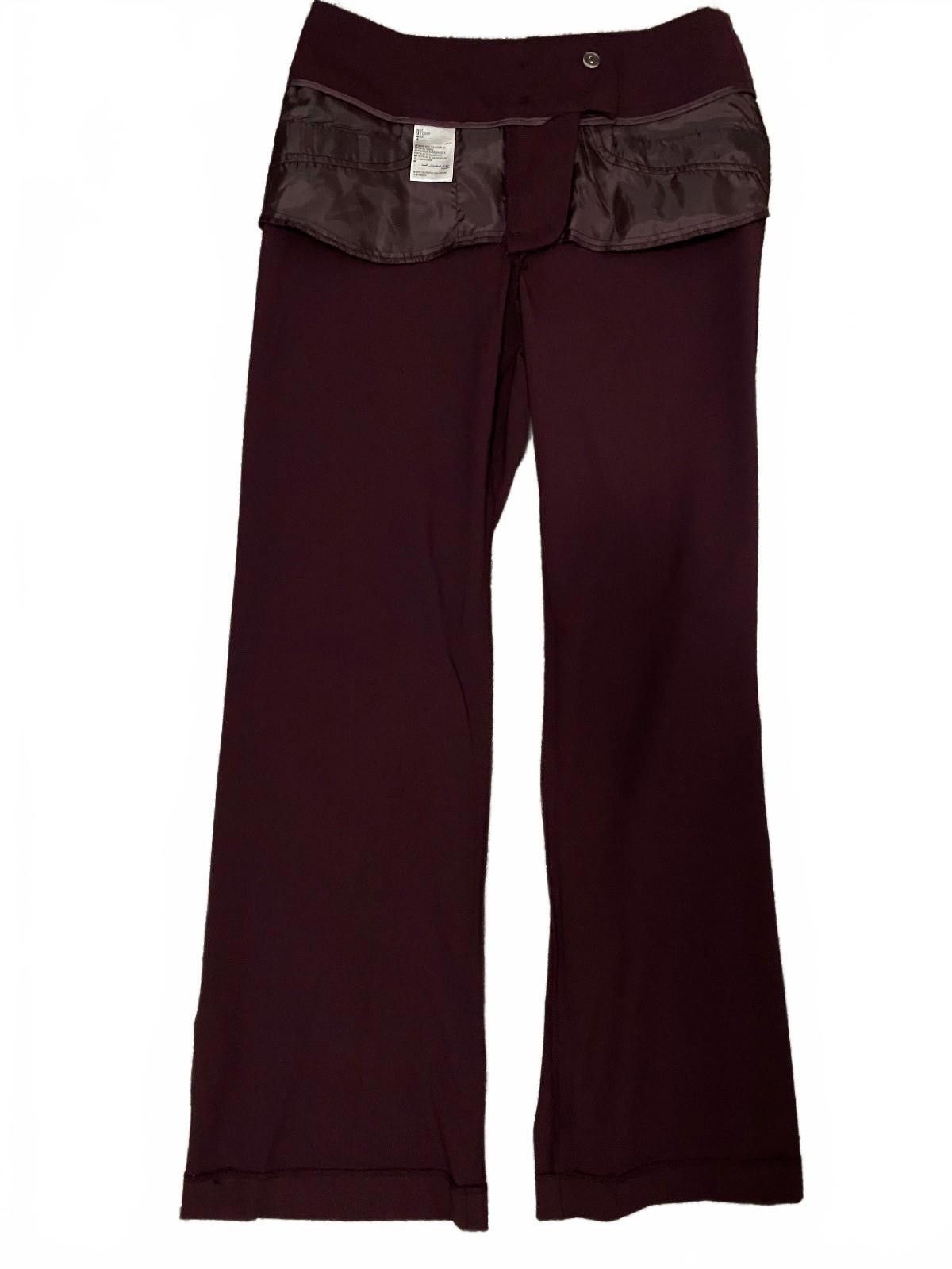 Alfani ALFANI Wide Leg Dress Pant in Burgundy (SIZE 2S) Size 26" / US 2 / IT 38 - 5 Thumbnail