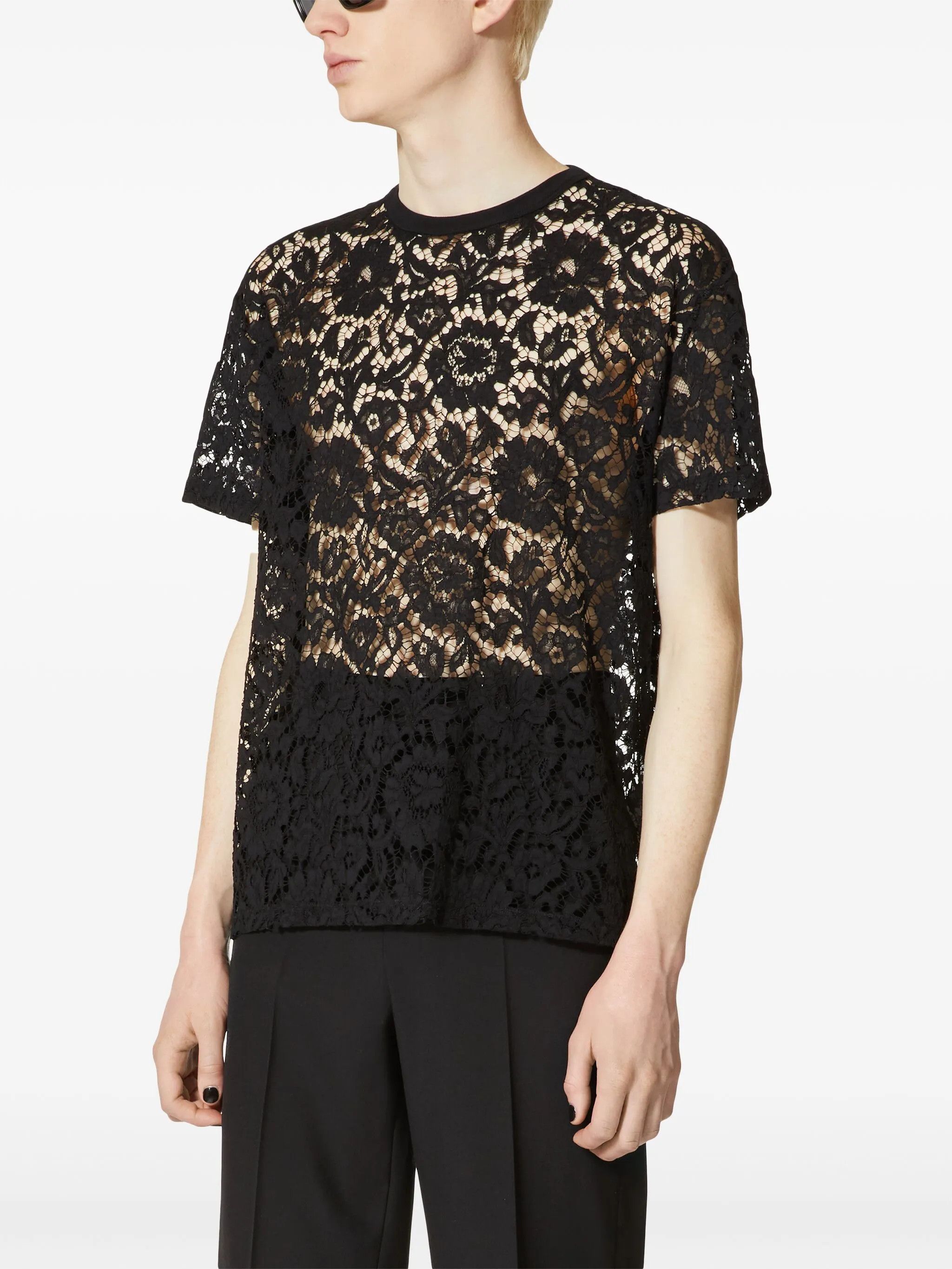 Valentino o1y0525 T-Shirt in Black Size US M / EU 48-50 / 2 - 2 Thumbnail