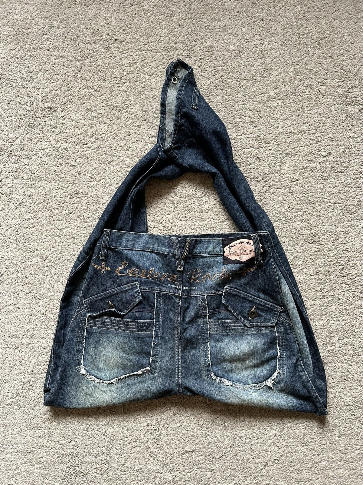 PPFM 2000s PPFM Destruct Product J Cut Jeans Transform Bag Size US 30 / EU 46 - 14 Thumbnail