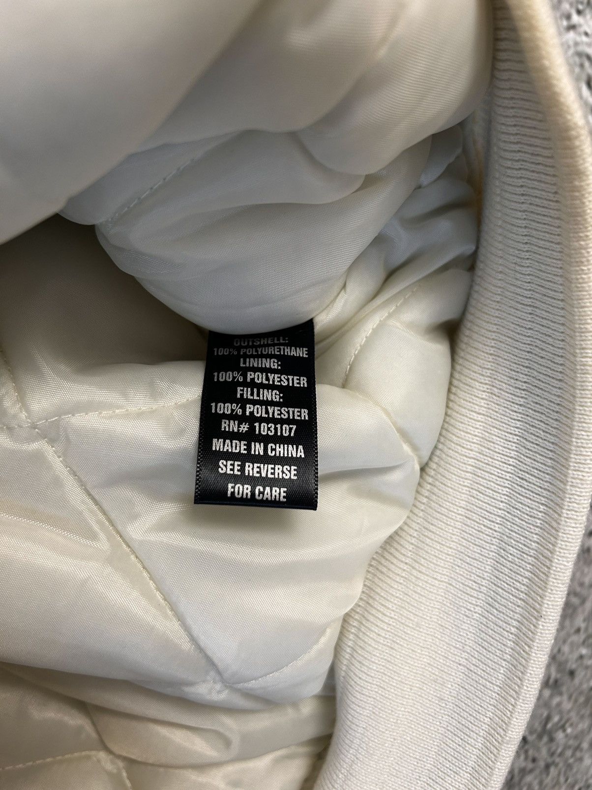 Vintage Raw Blue vintage white bomber jacket Brooklyn New York Size US XXL / EU 58 / 5 - 8 Thumbnail