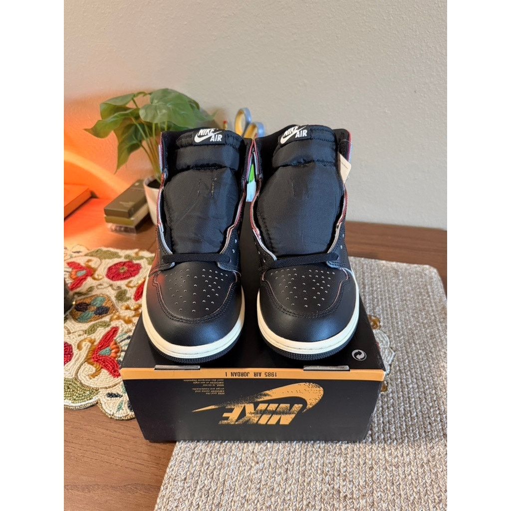 Jordan Brand × Nike Jordan 1 Retro High OG Self Expression Black Muslin Red Size US 8.5 / EU 41-42 - 3 Thumbnail