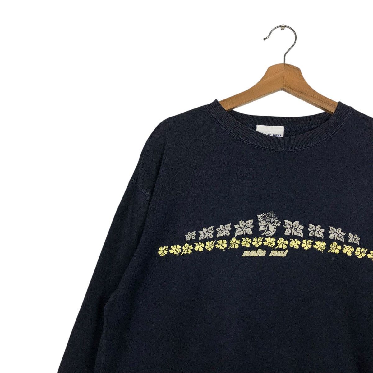 Vintage 🔥VINTAGE SWEATSHIRT HAWAII NALU NUI BIG WAVE RARE DESIGN Size US L / EU 52-54 / 3 - 9 Thumbnail