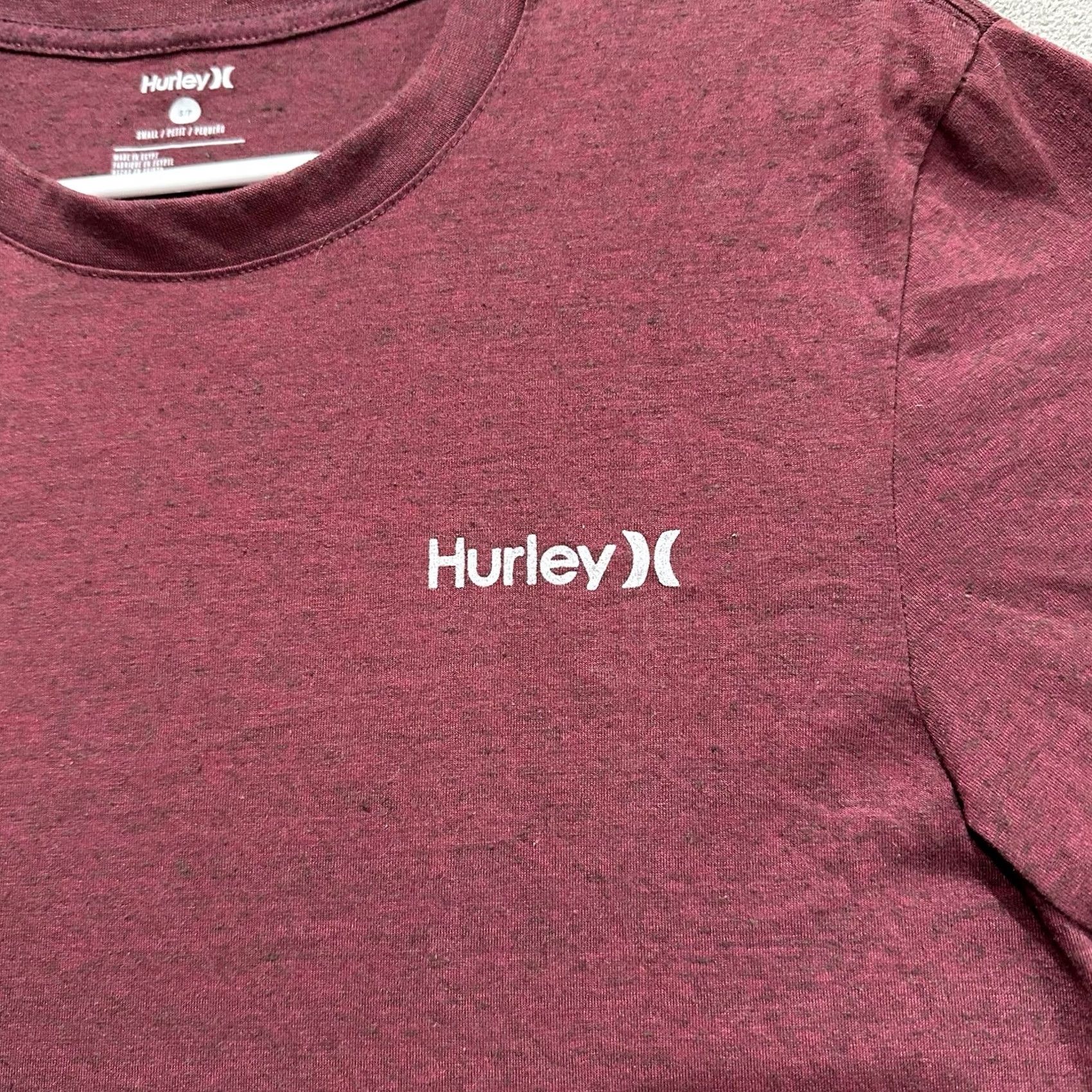 Hurley Hurley Shirt Mens Small Maroon Red Casual Surf Beach Logo Sportswear EUC Size US S / EU 44-46 / 1 - 3 Thumbnail