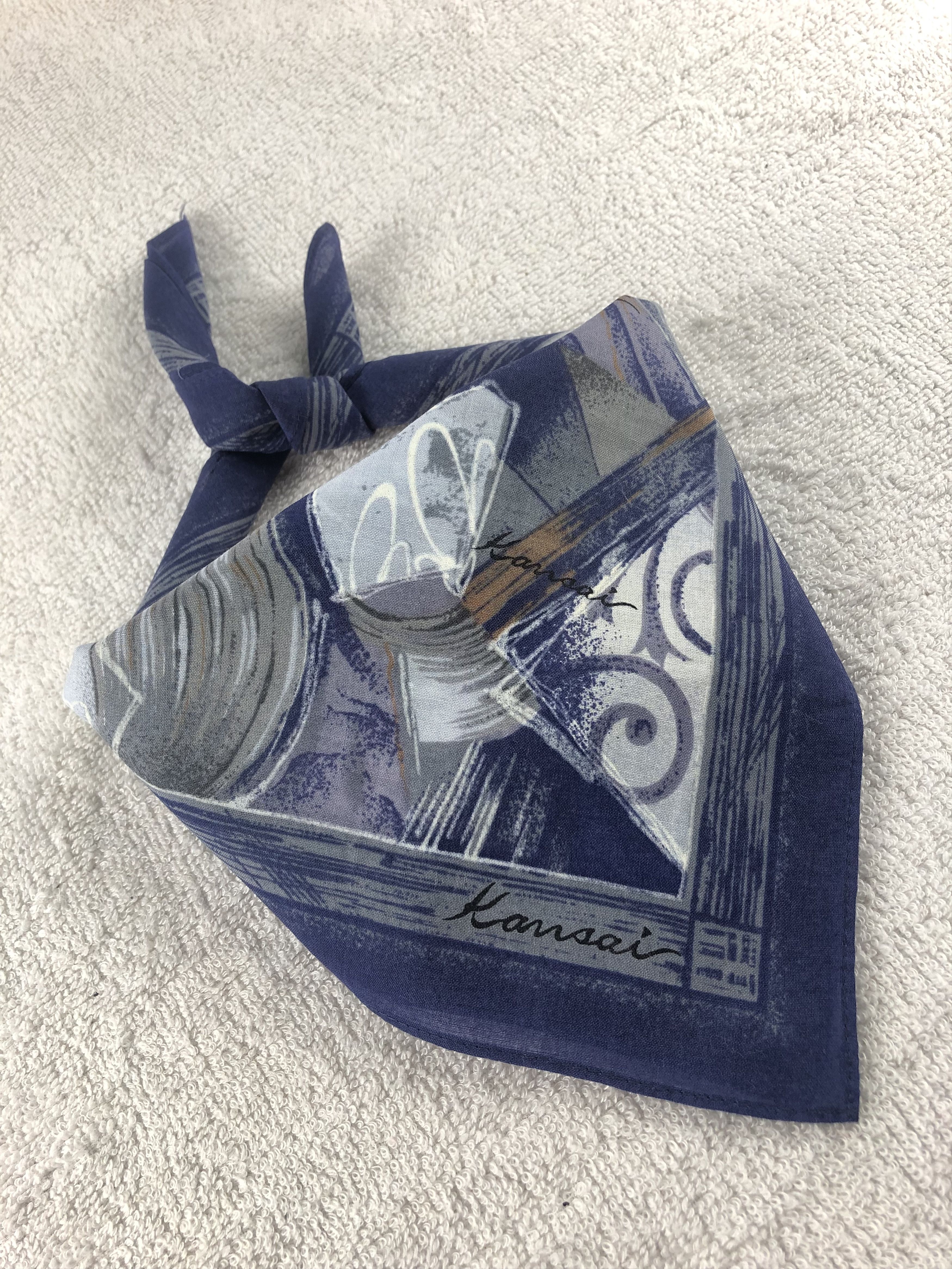 Japanese Brand × Kansai Yamamoto × Vintage Kansai Yamamoto Handkerchief / Bandana / Neckerchief Size ONE SIZE - 2 Thumbnail