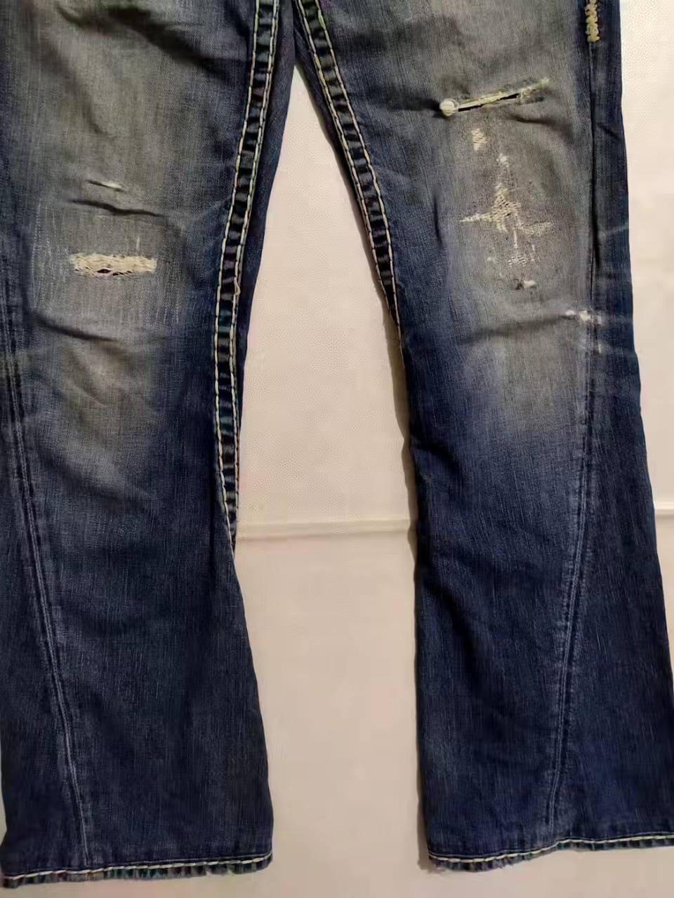 True Religion True Religion Joey Super T Bootcut Flare Denim Jeans Pants Size US 29 - 7 Thumbnail