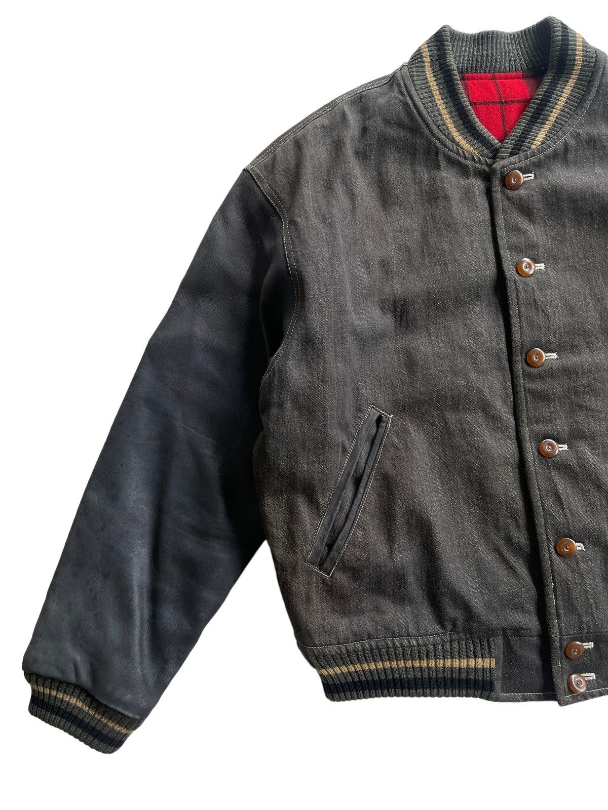 Japanese Brand Vintage Arolind Midnight Varsity Jacket Size US XL / EU 56 / 4 - 7 Thumbnail