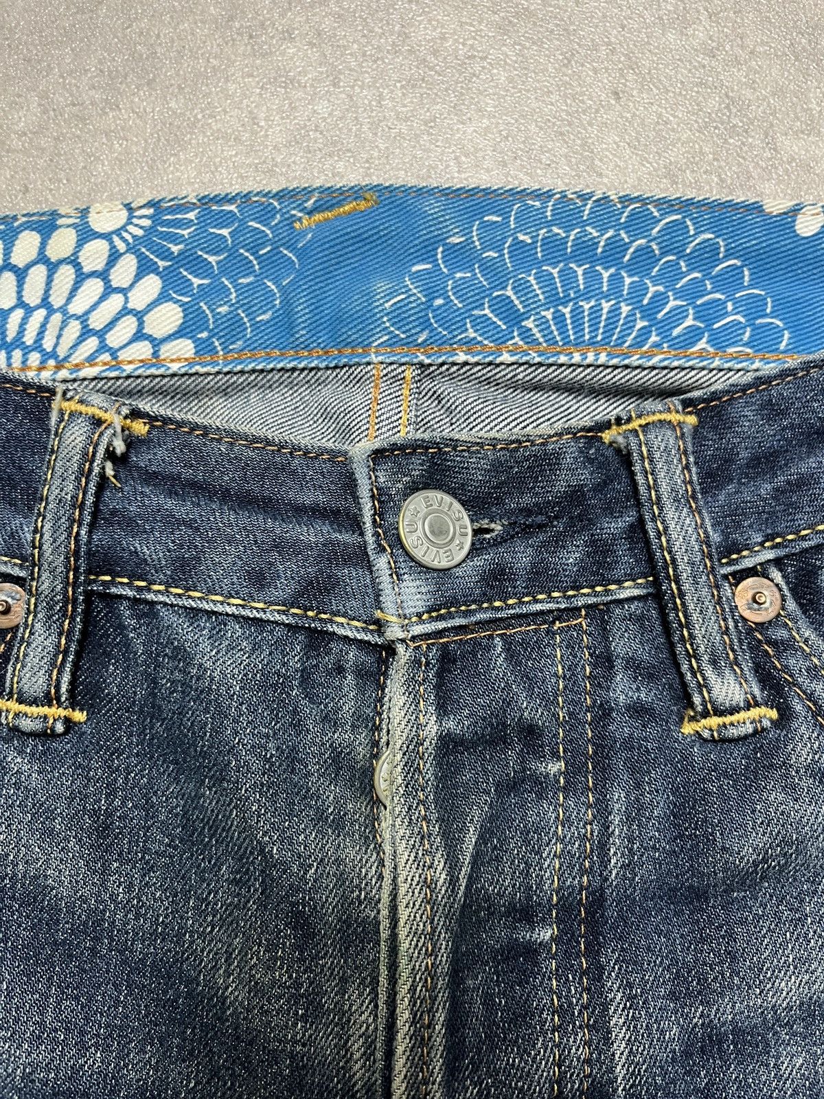Evisu Evisu Embroidered Seagull Selvedge Denim Jeans Size US 32 / EU 48 - 7 Thumbnail
