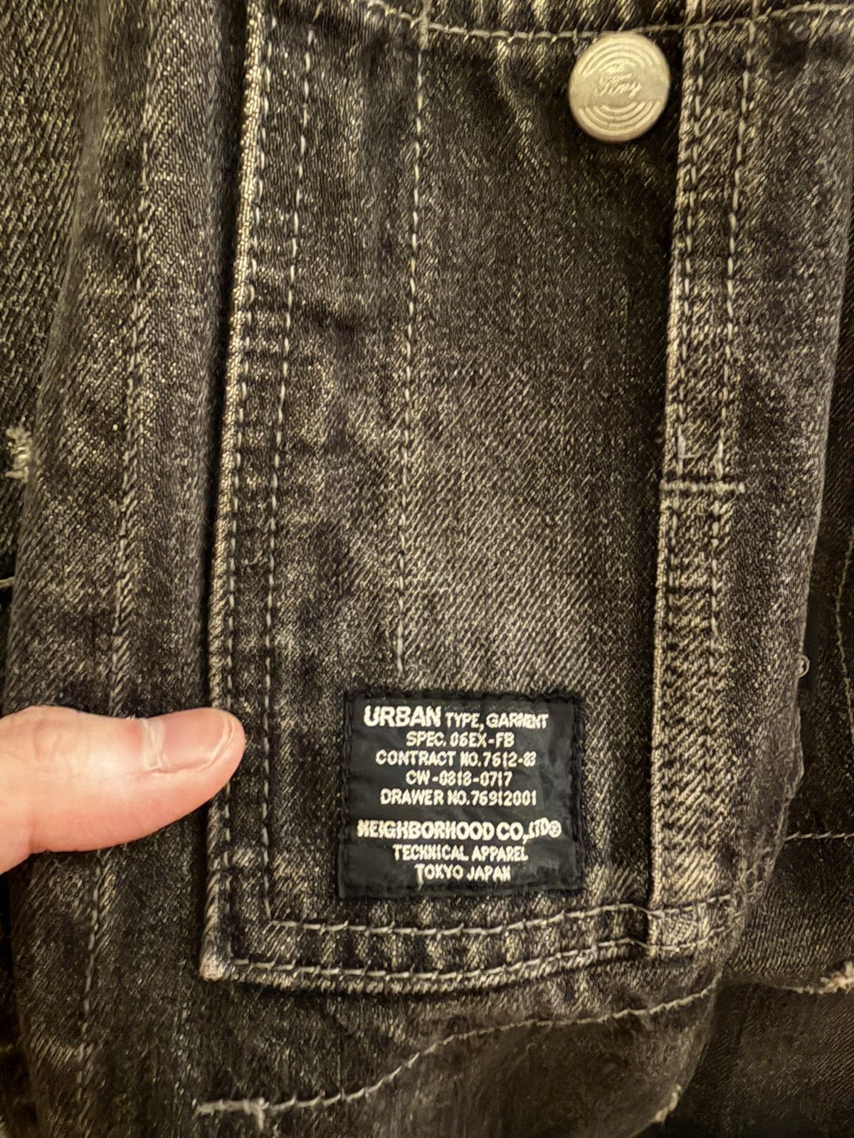 Neighborhood Neighborhood construction work denim jacket Size US L / EU 52-54 / 3 - 2 Thumbnail