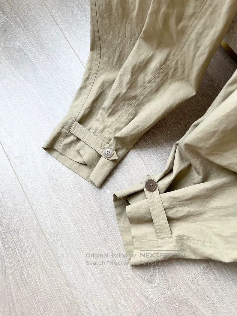 Givenchy Givenchy Runway model - khaki cotton jumpsuit 2020 spring/ Size XS / US 0-2 / IT 36-38 - 5 Thumbnail