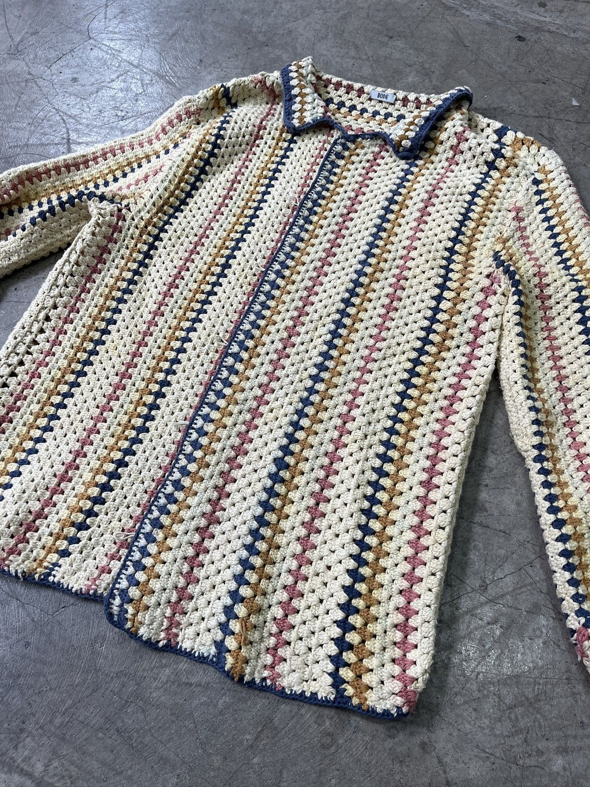Bode Bode Crochet Button Up Shirt (unisex) Size US M / EU 48-50 / 2 - 14 Thumbnail