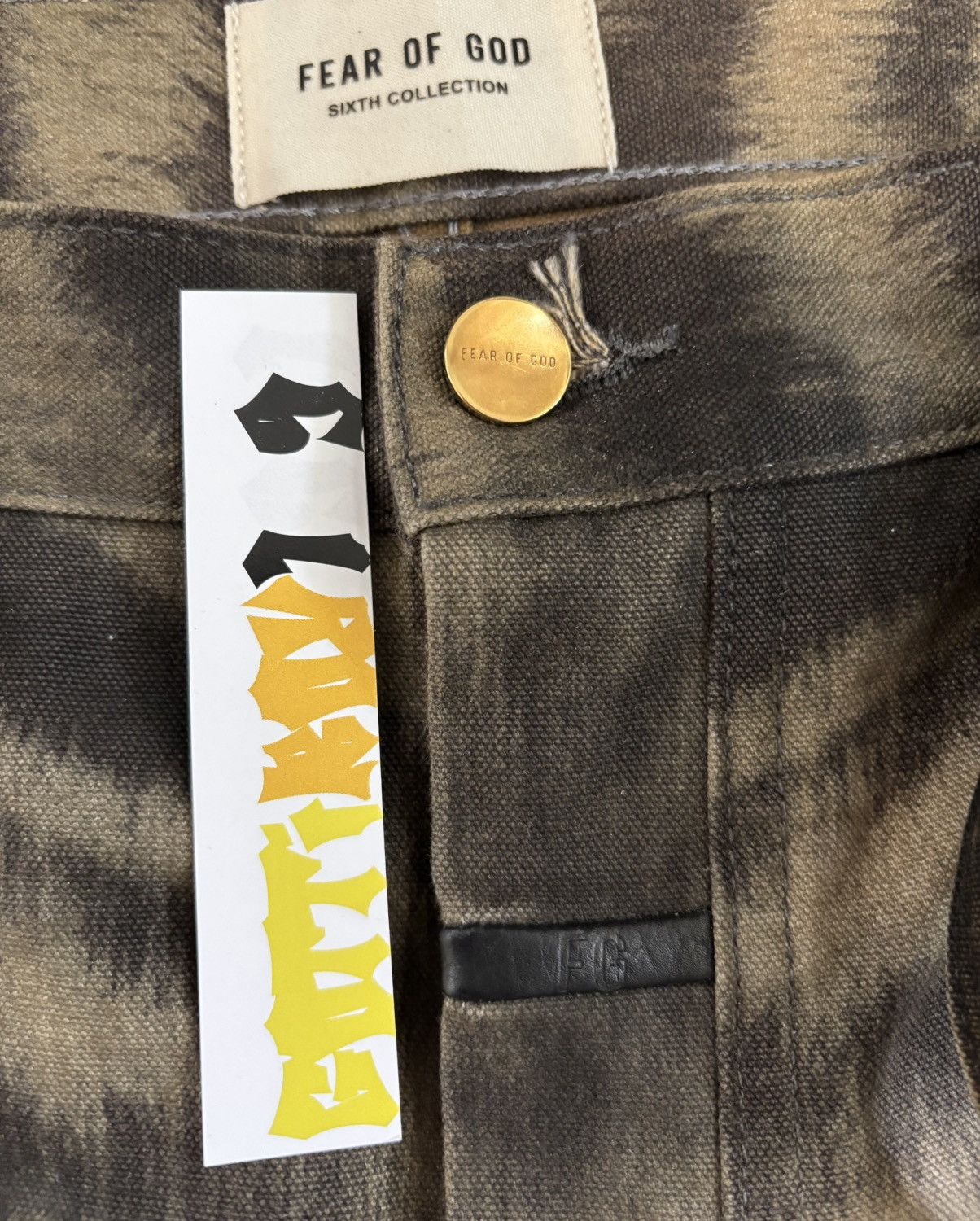 Fear of God Fear of God 6th Collection denim “Zebra Pants” size 32 2018 Size US 32 / EU 48 - 2 Thumbnail