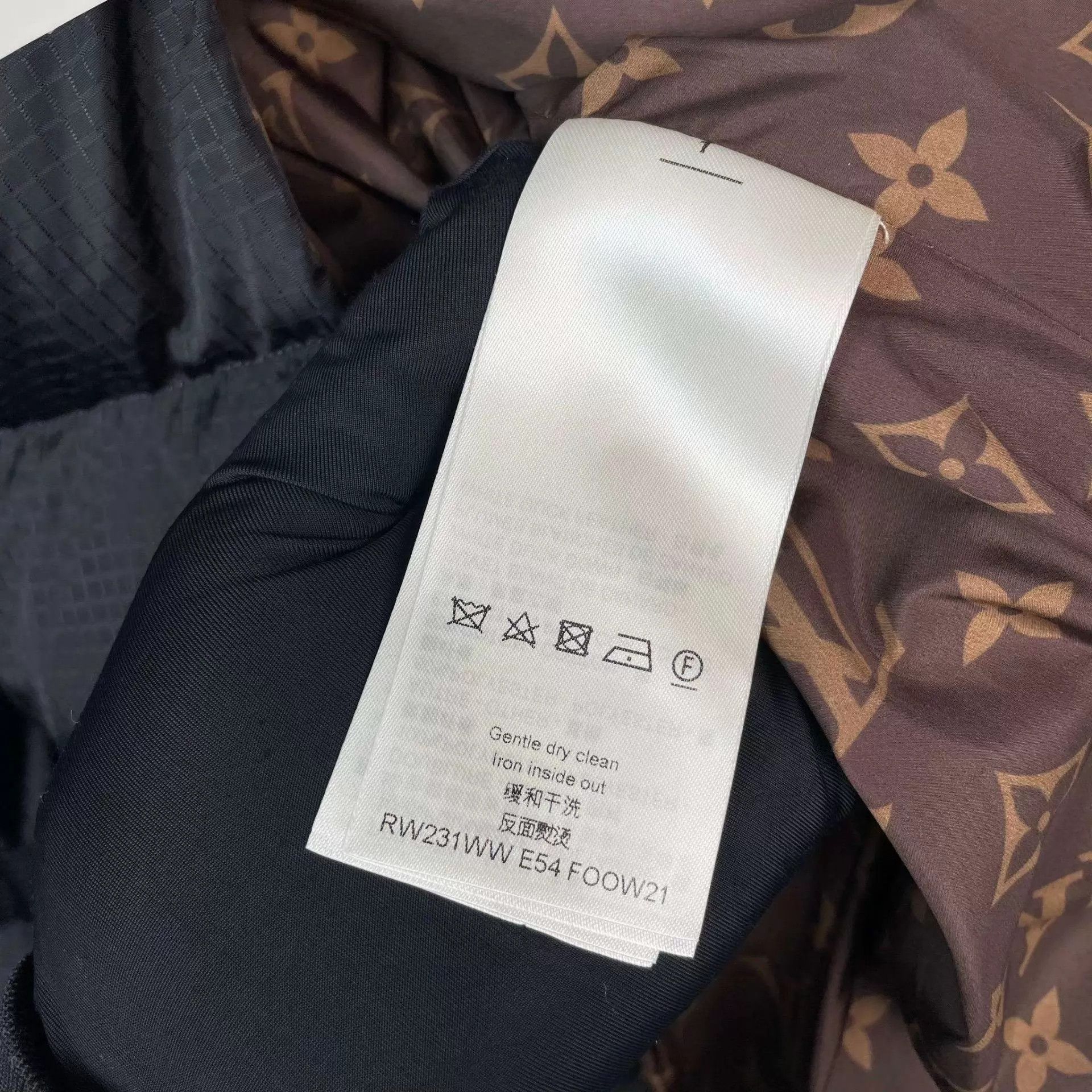 Louis Vuitton LV cotton jacket 34 black 95 New Size XS / US 0-2 / IT 36-38 - 4 Thumbnail