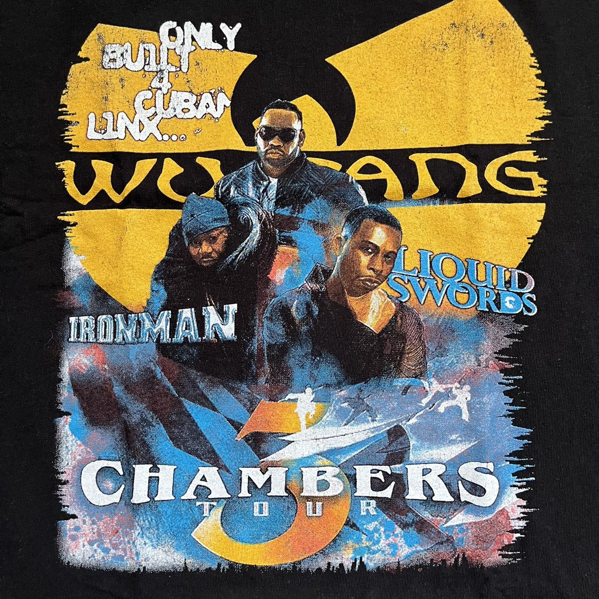 Wu-Tang Shirt Size Large 3 Chambers Tour WuTang Gza Raekwon