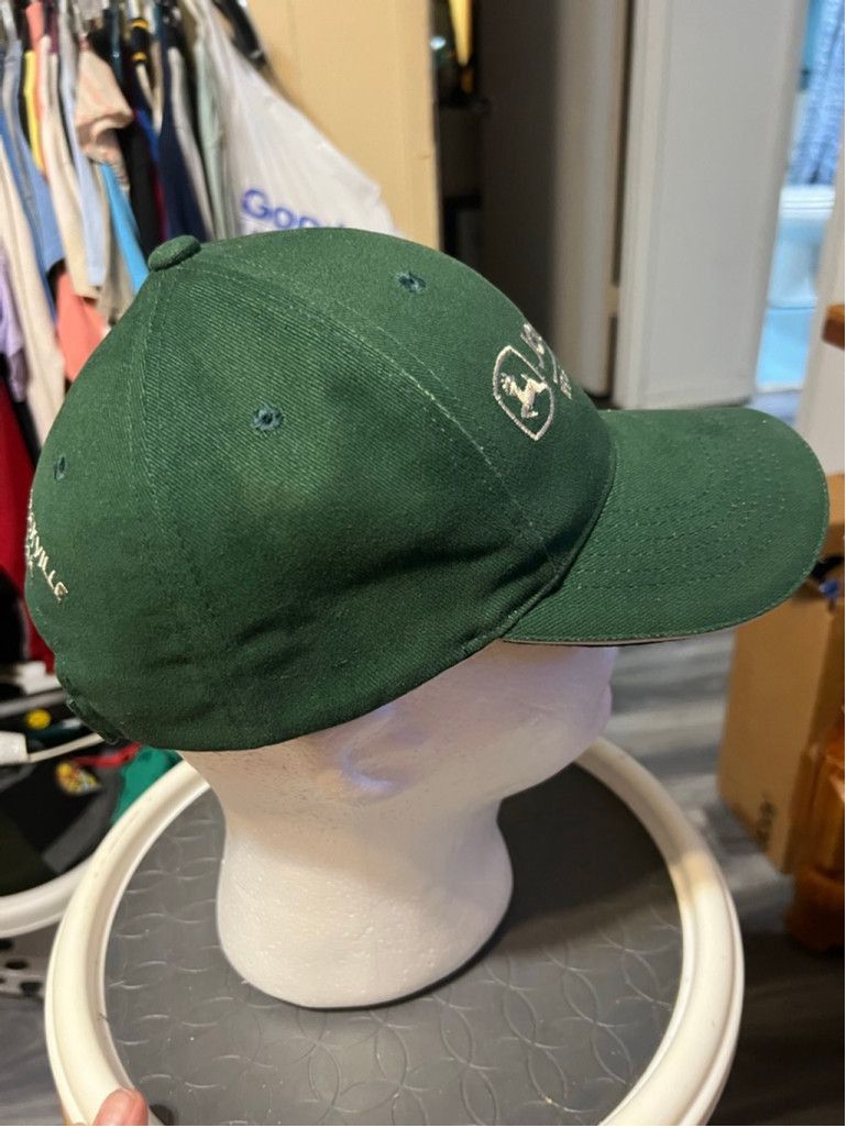 John Deere Men's John Deere Green & White Embroidered Baseball Hat Size ONE SIZE - 4 Thumbnail