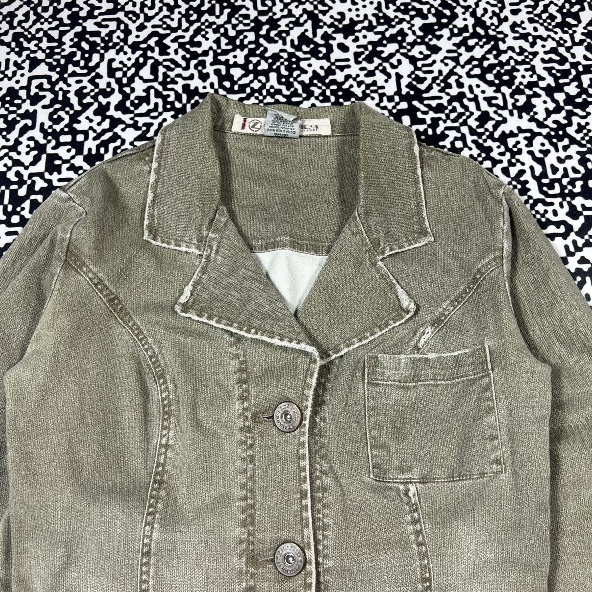 Japanese Brand Vintage Y2K Z Cavaricci Military Distressed Blazer Japanese Size S / US 4 / IT 40 - 11 Thumbnail