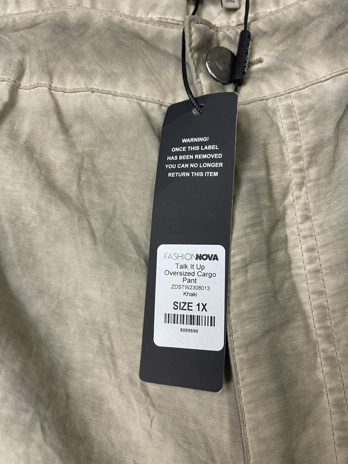 Fashion Nova Fashion Nova 10 Pocket Cargo Pant Streetwear Size US 38 / EU 54 - 15 Thumbnail