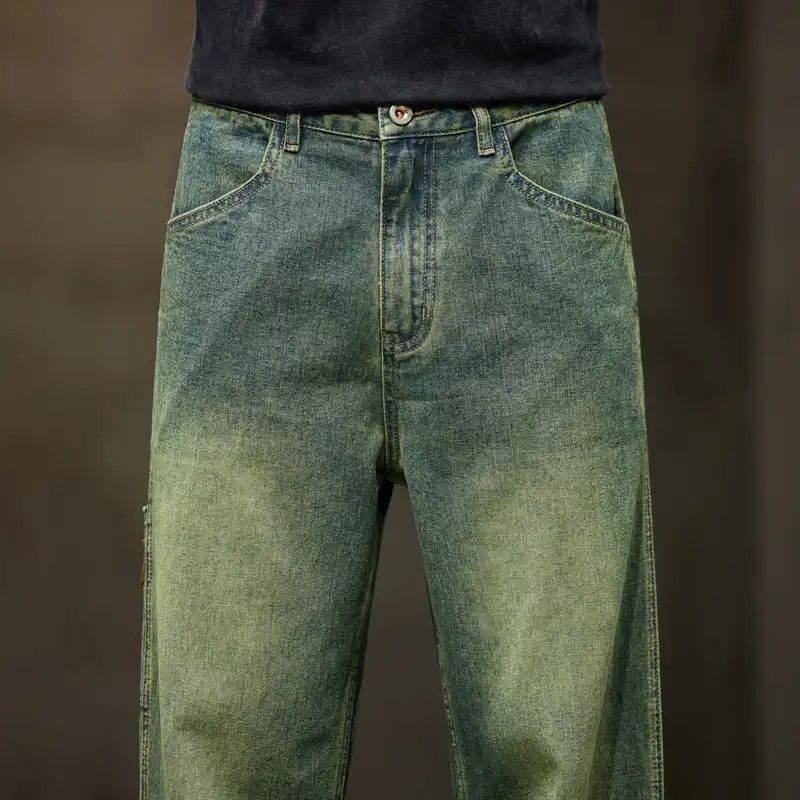 Japanese Brand × Vintage Wide Leg Jeans Men Baggy Pants Summer Straight Cut Size US 30 / EU 46 - 2 Thumbnail