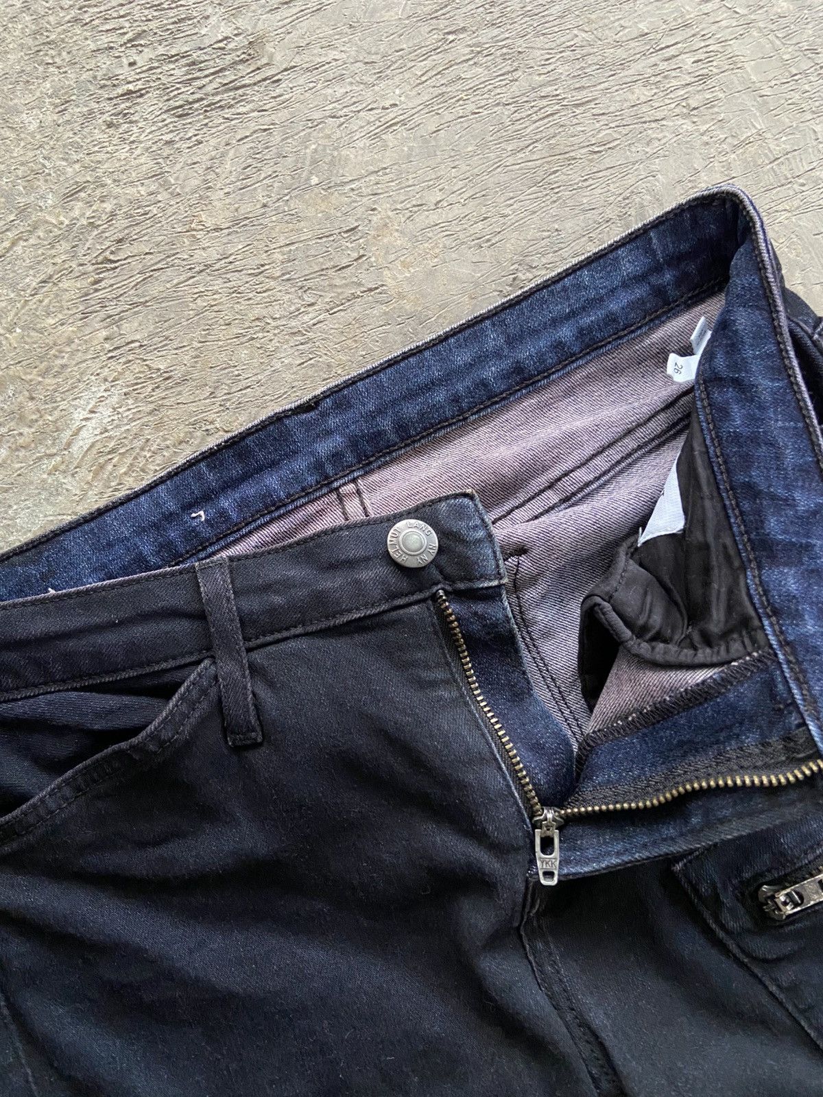 Helmut Lang ❤️‍🔥RARE❤️‍🔥 FW14 Helmut Lang - Biker Cargo Skinny Jeans Pants Size 26" / US 2 / IT 38 - 4 Thumbnail