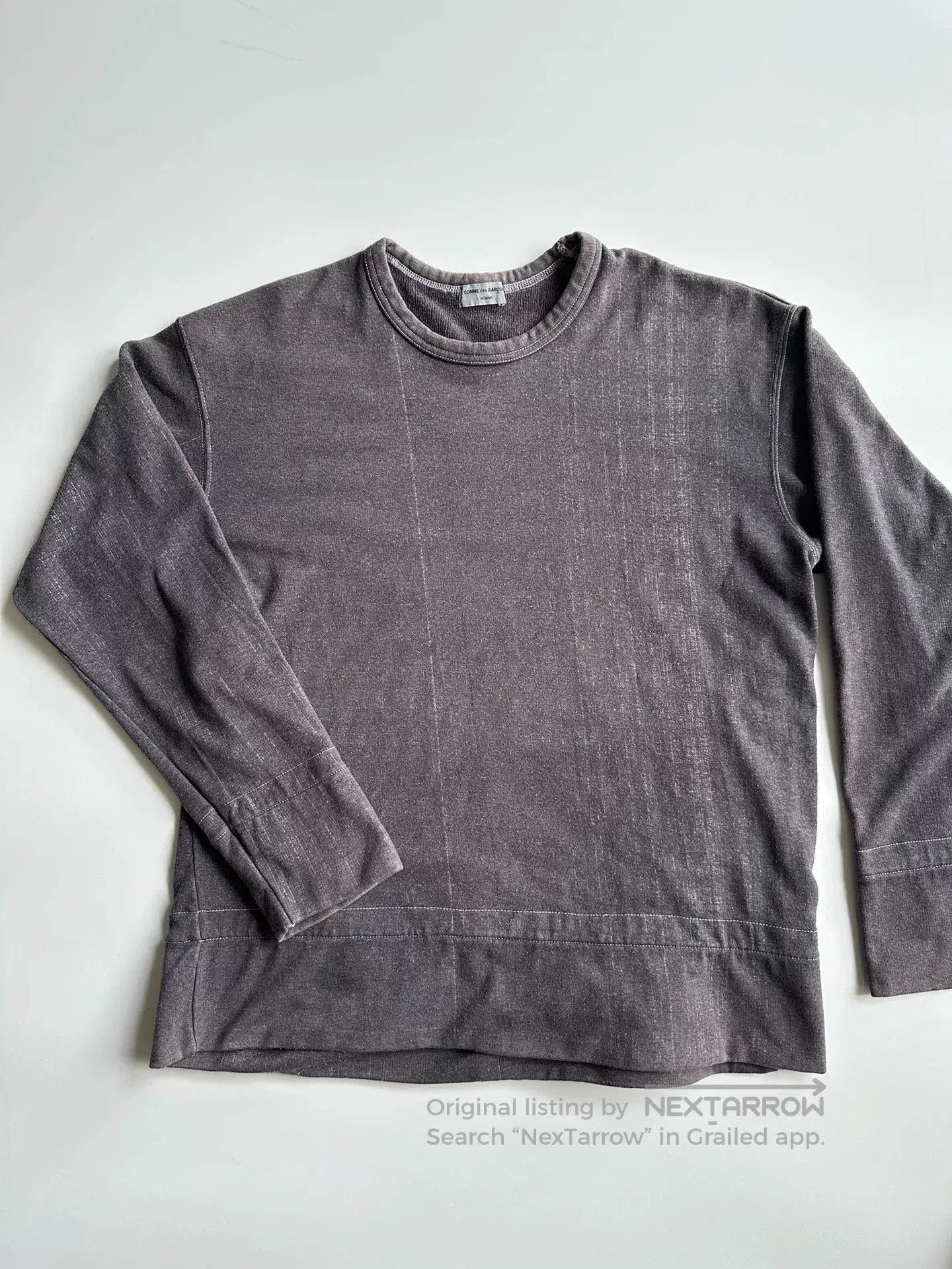 Comme des Garcons Homme Plus CDG Homme 99AW Crew Neck Sweatshirt. Size US M / EU 48-50 / 2 - 1 Thumbnail