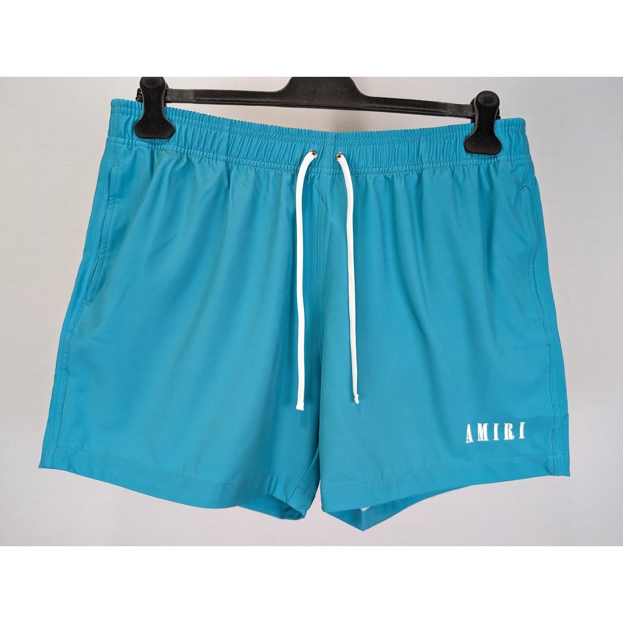 Amiri o1rshd1 Core Logo Swim Trunk Short in Columbia Size US 36 / EU 52 - 2 Thumbnail