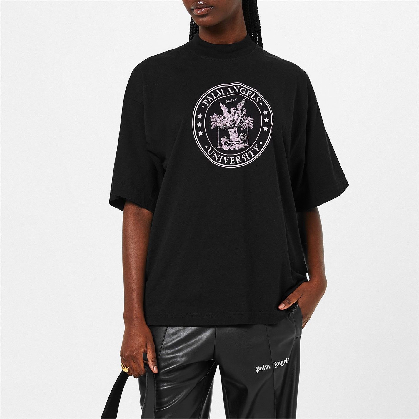 Palm Angels o1g2r1mq0325 T-Shirt in Black Size XXS / US 00 / IT 34 - 6 Thumbnail