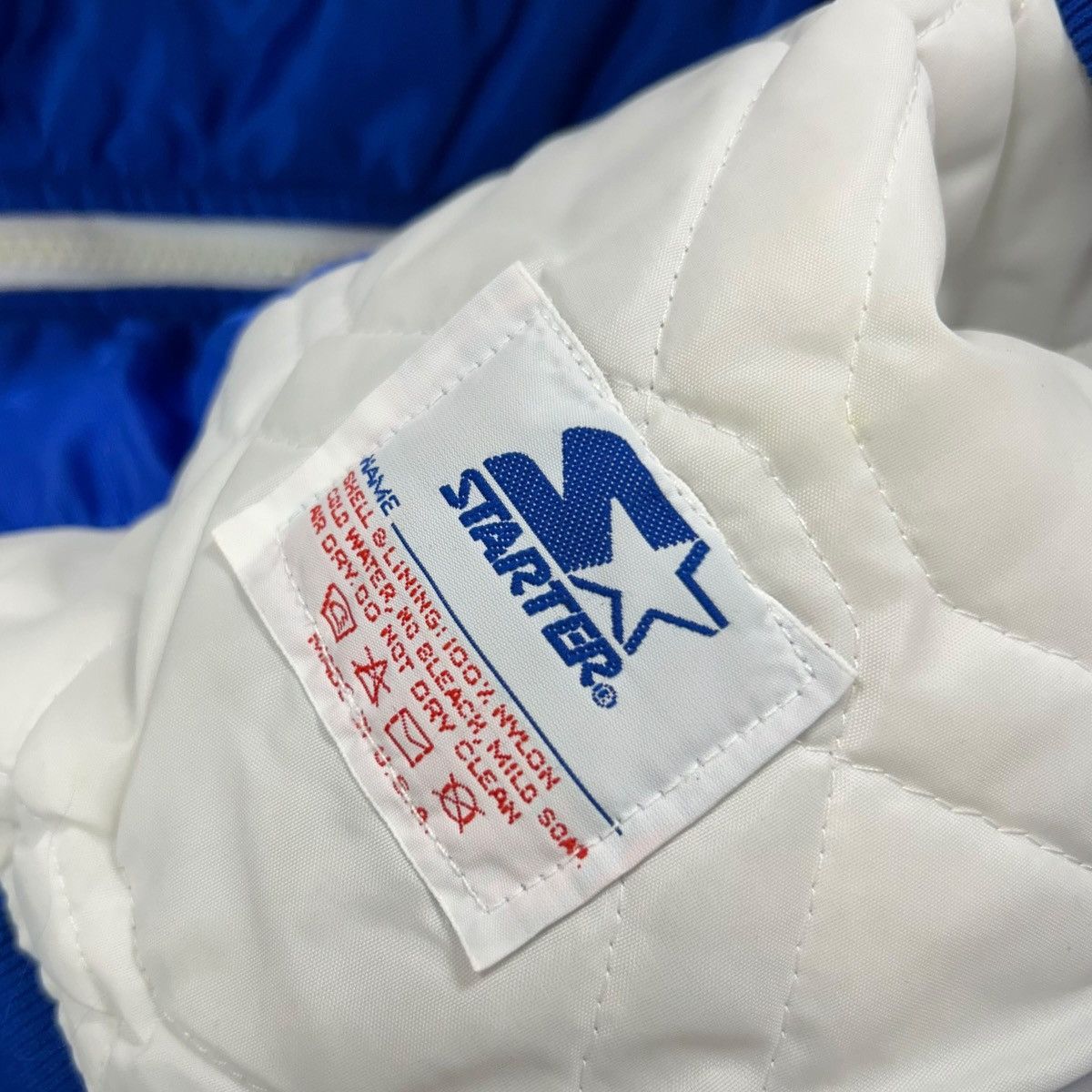 MLB VTG 90s Los Angeles Dodgers STARTER SATIN JACKET DUGOU Size US M / EU 48-50 / 2 - 7 Thumbnail