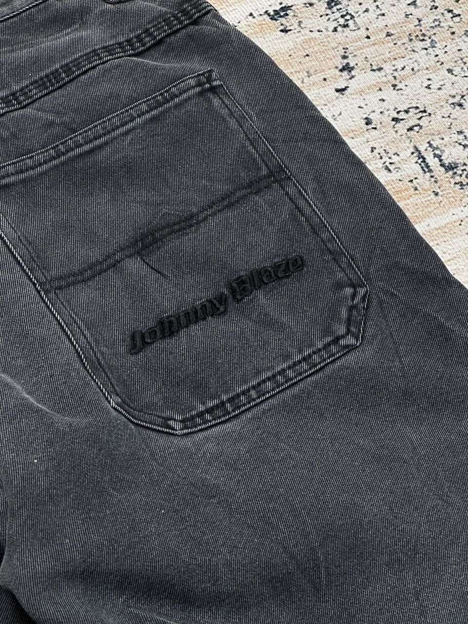 Vintage Vintage Johnny Blaze Faded Grey Baggy Jeans Size US 36 / EU 52 - 14 Thumbnail